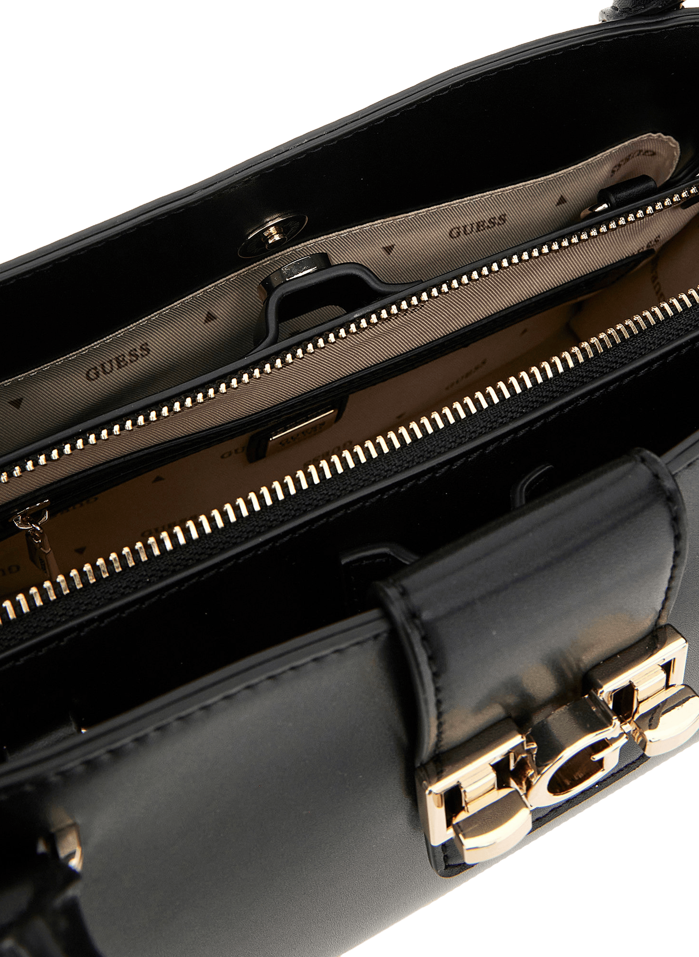 Handbag with removable shoulder strap GUESS Black