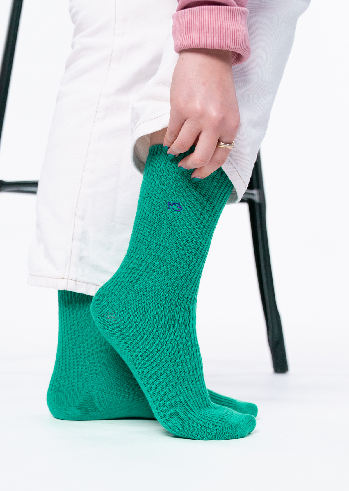 Chaussettes en laine BILLYBELT Vert