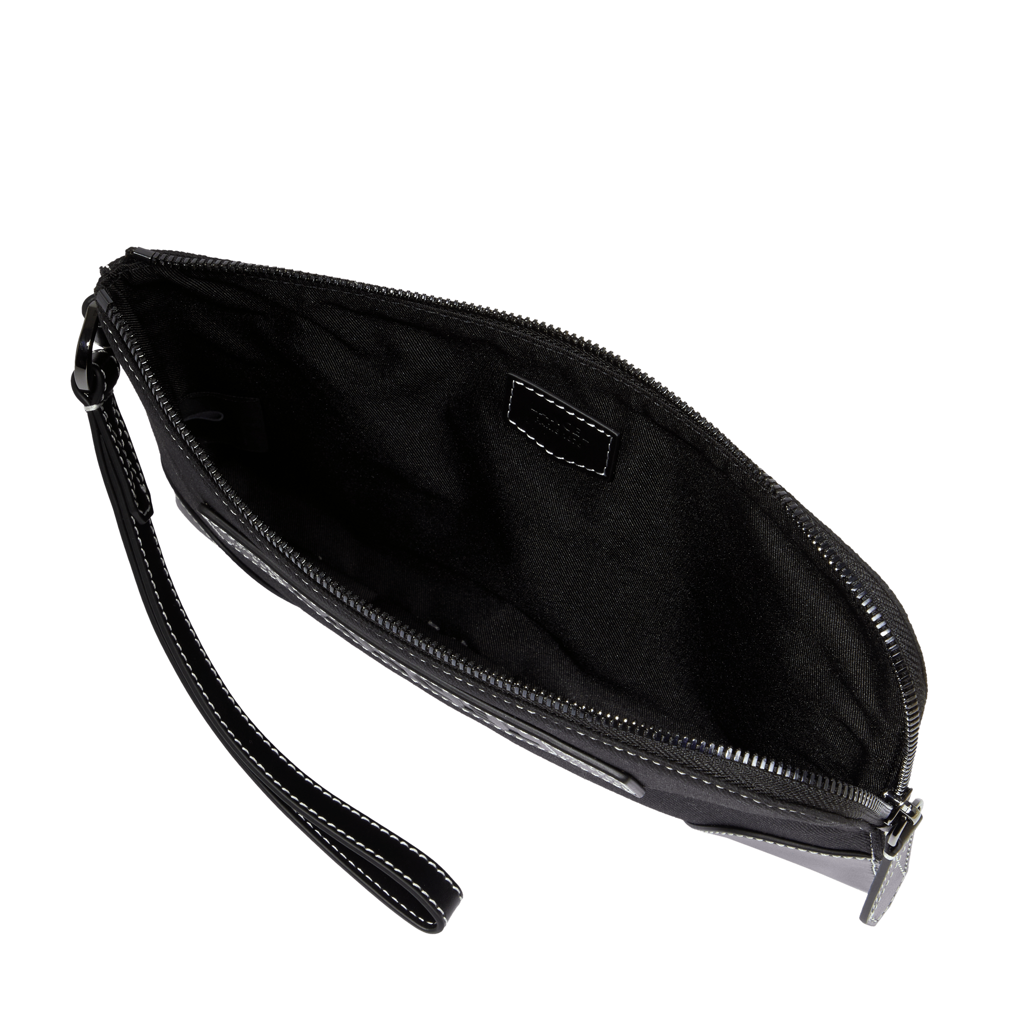 Pochette zippée s avec dragonne escapade de lancel en cuir LANCEL Noir