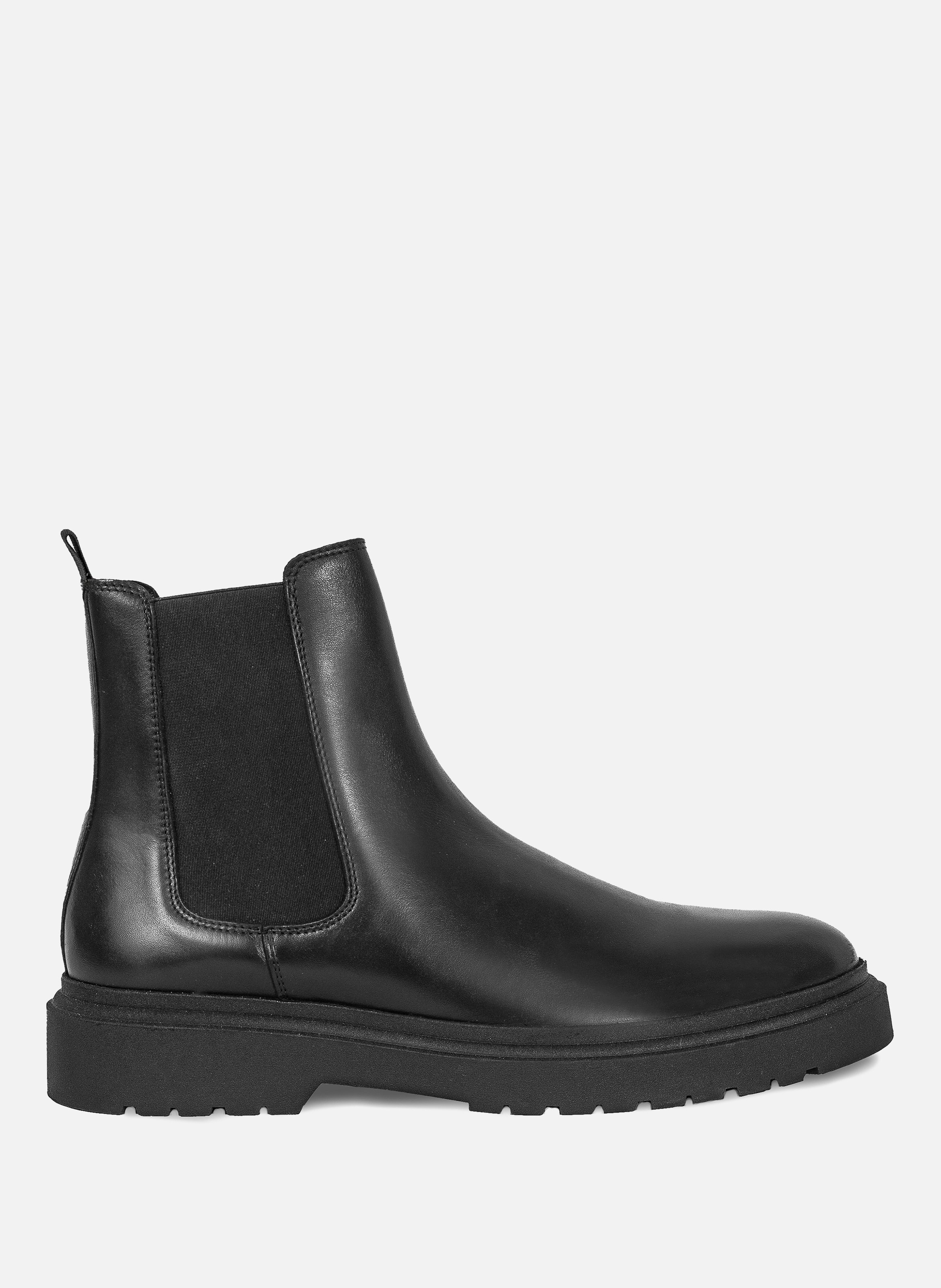 Chelsea boots gomme cuir JULES & JENN Noir
