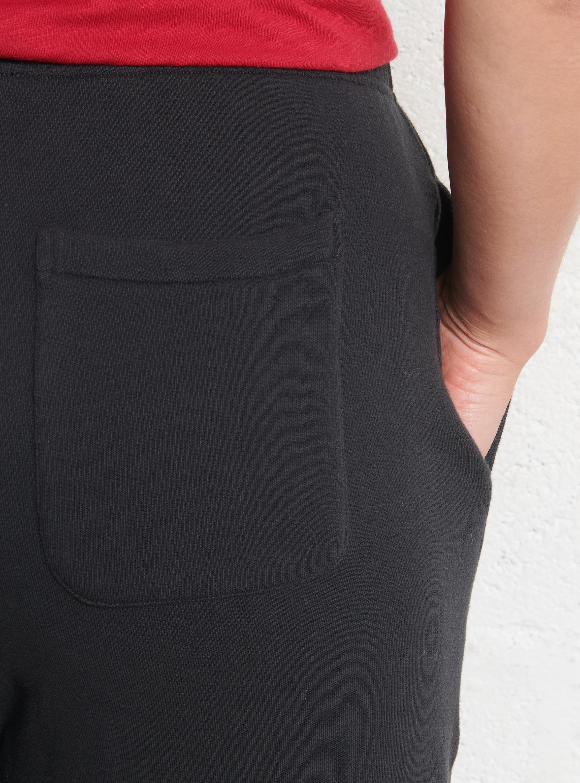 Jogging ample en coton mélangé atubay AMERICAN VINTAGE Noir