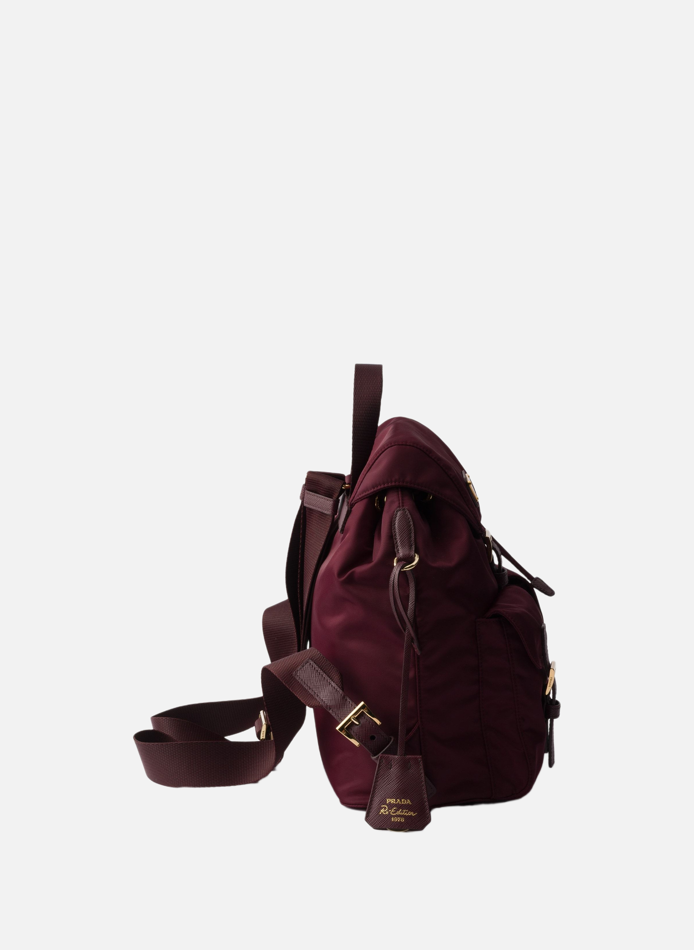 Petit sac à dos prada re-edition 1978 en re-nylon PRADA Rouge