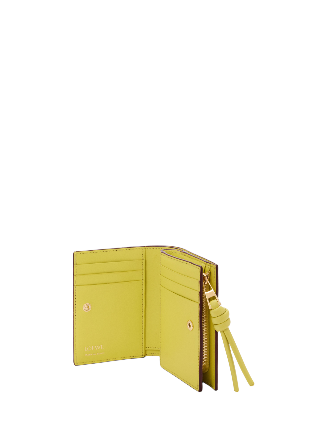 Portefeuille Knot en peau de veau LOEWE Multicolore