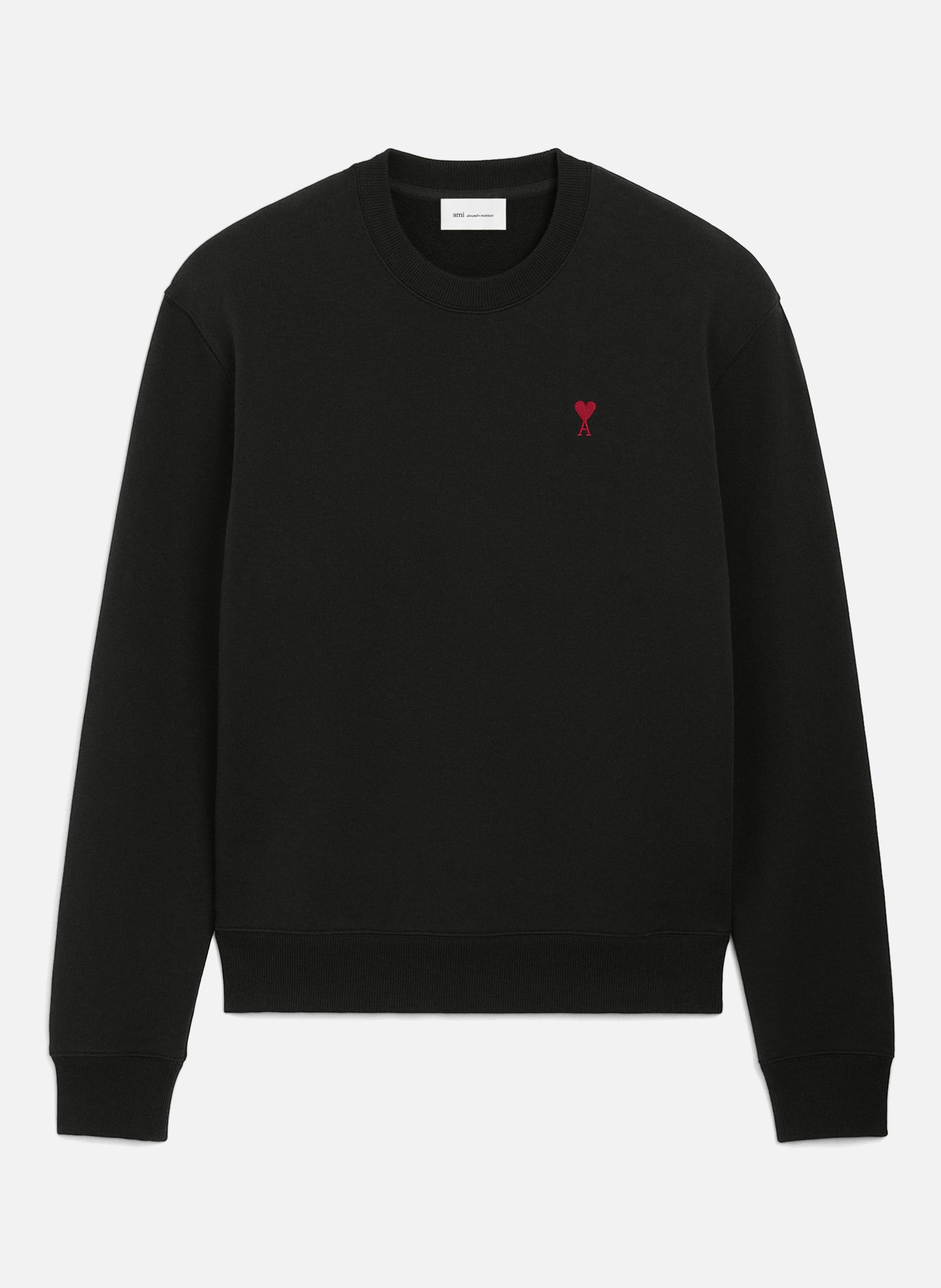 Sweatshirt Ami de Coeur Rouge unisexe AMI PARIS Noir