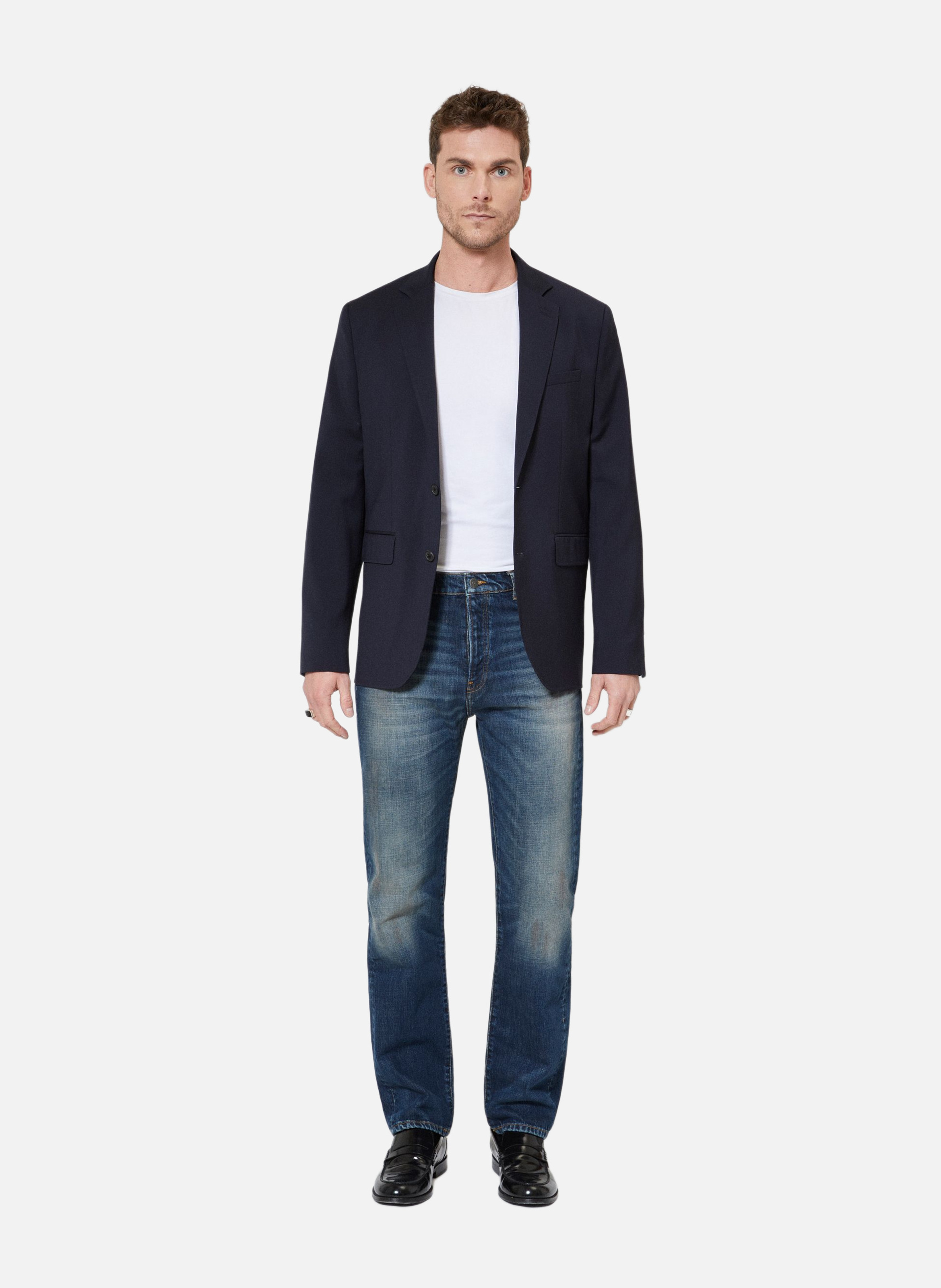 Jean droit  moyen THE KOOPLES Bleu