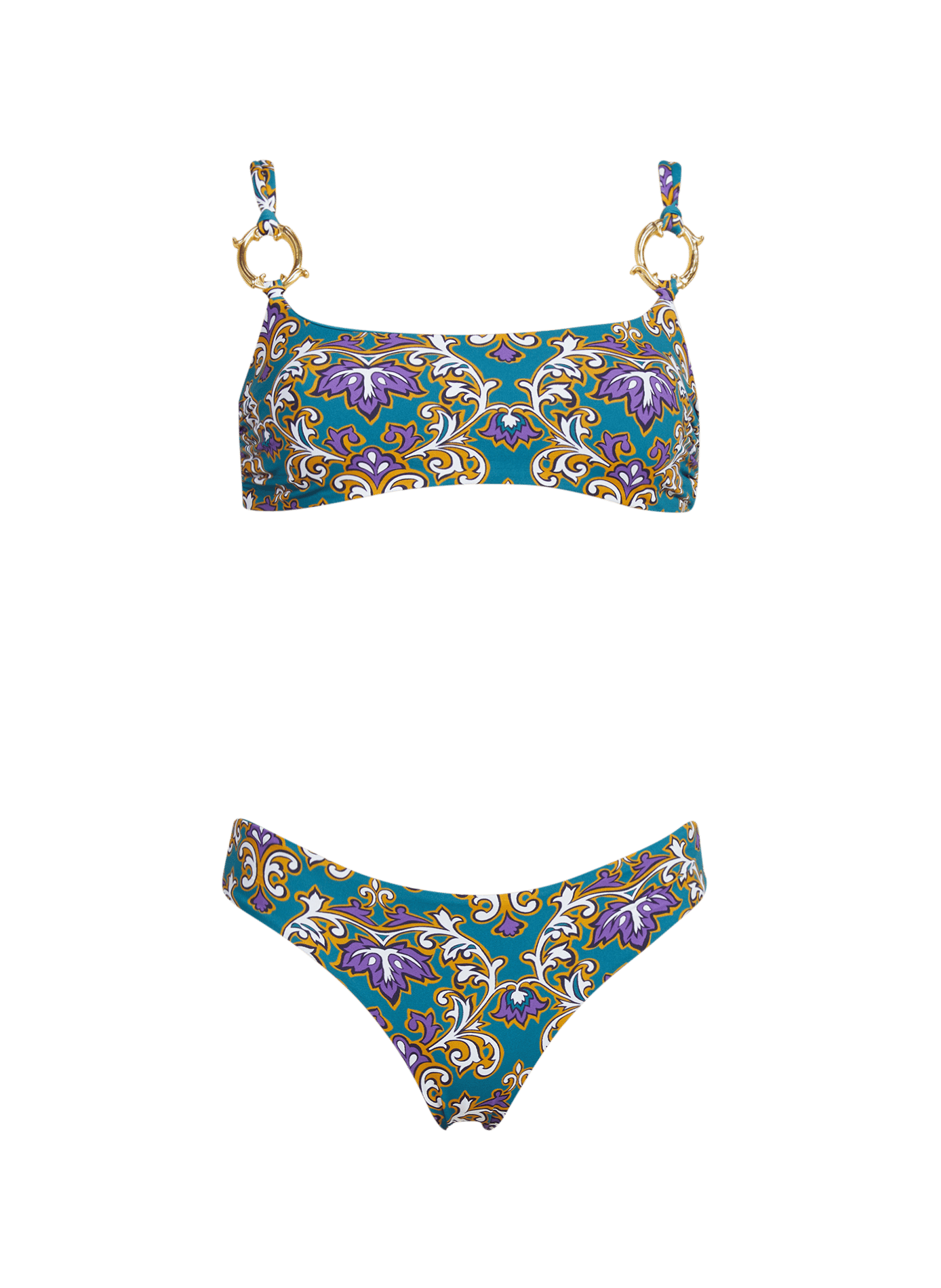 Maillot deux pièces Miroir CALARENA Bleu