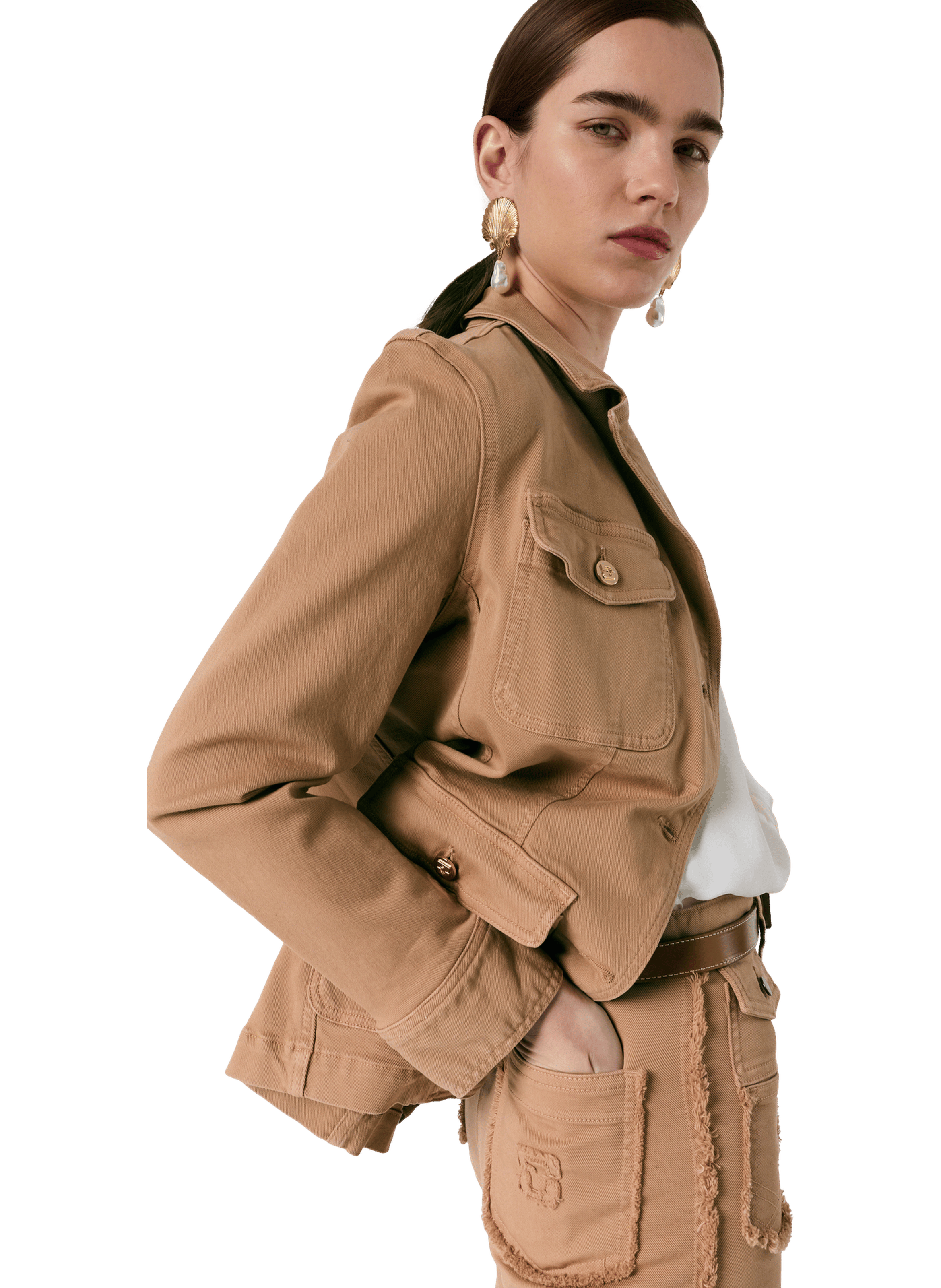 Saharienne en denim - tessia GERARD DAREL Beige