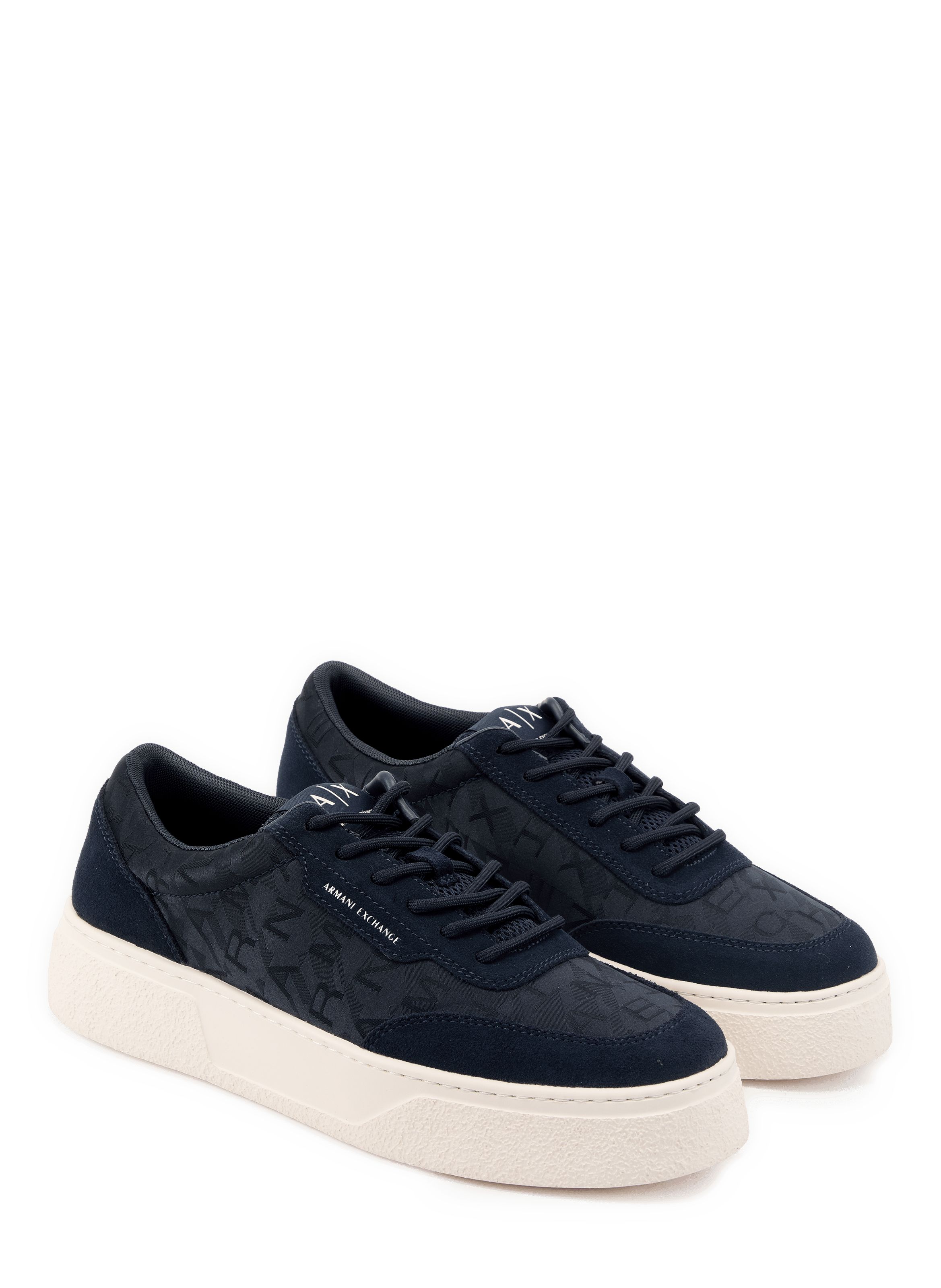 Baskets basses en tissu technique ARMANI EXCHANGE Bleu