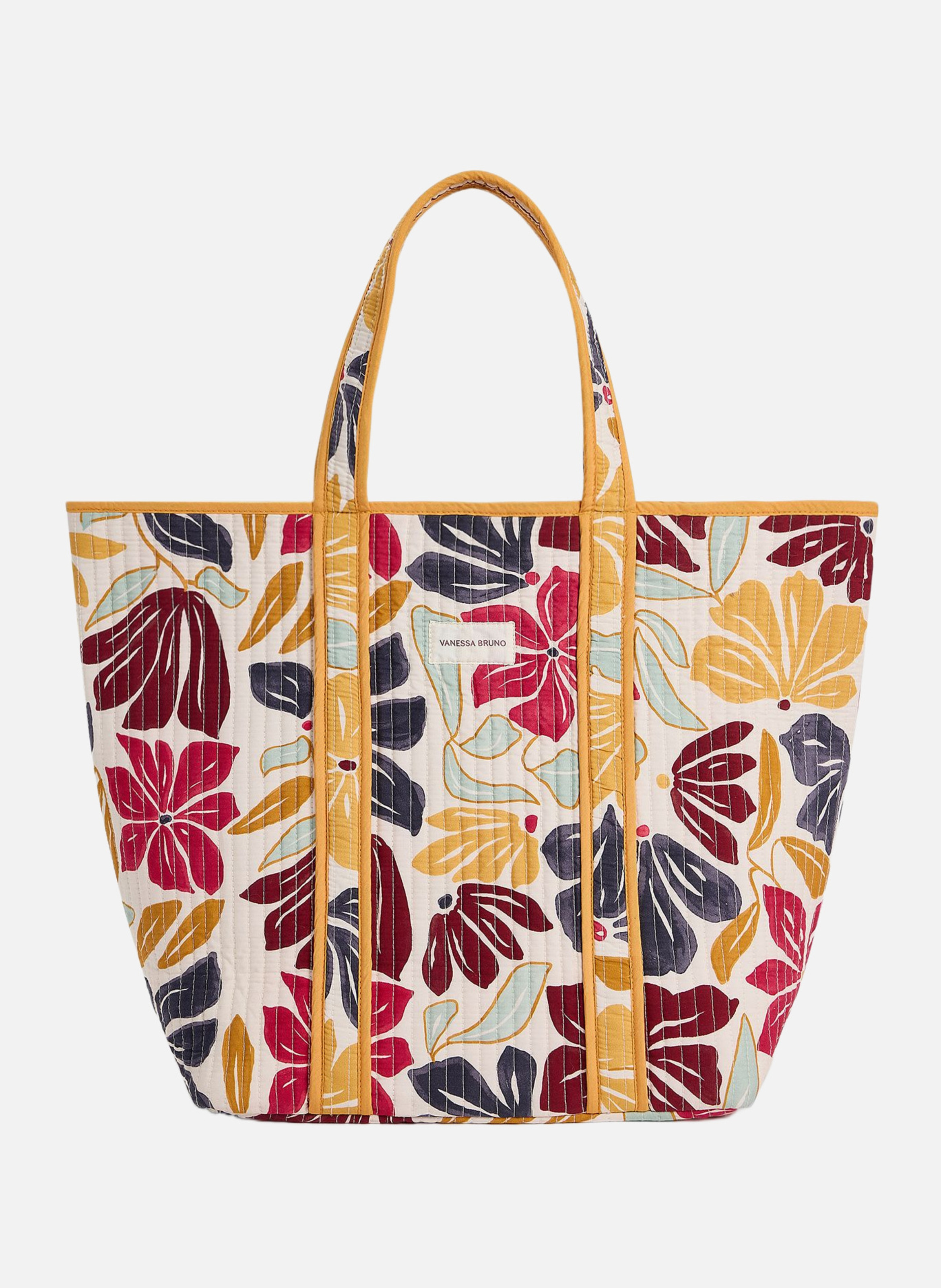Cabas l zippé en toile VANESSA BRUNO Multicolore