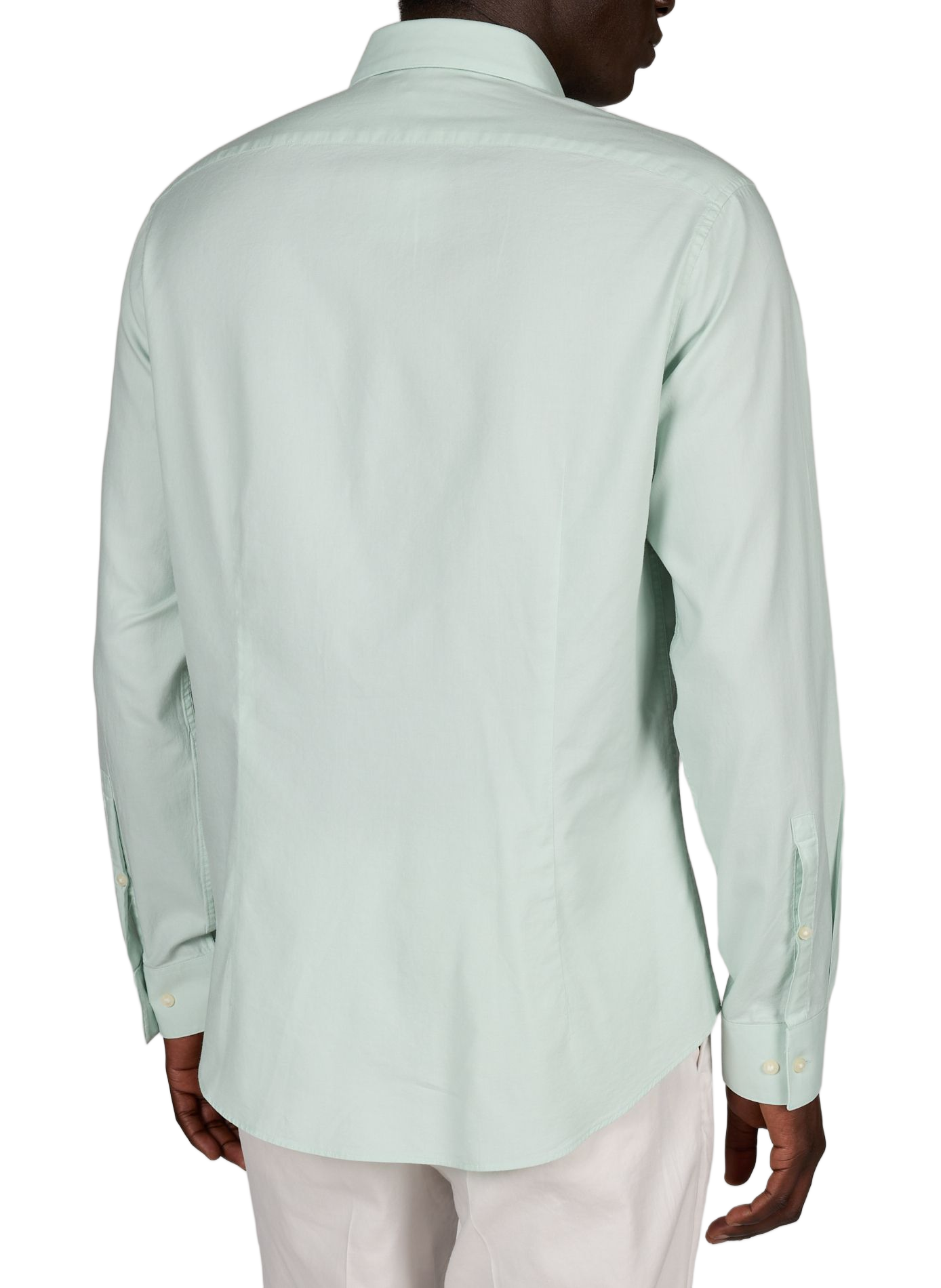 Slim fit shirt in blended cotton CALVIN KLEIN Green