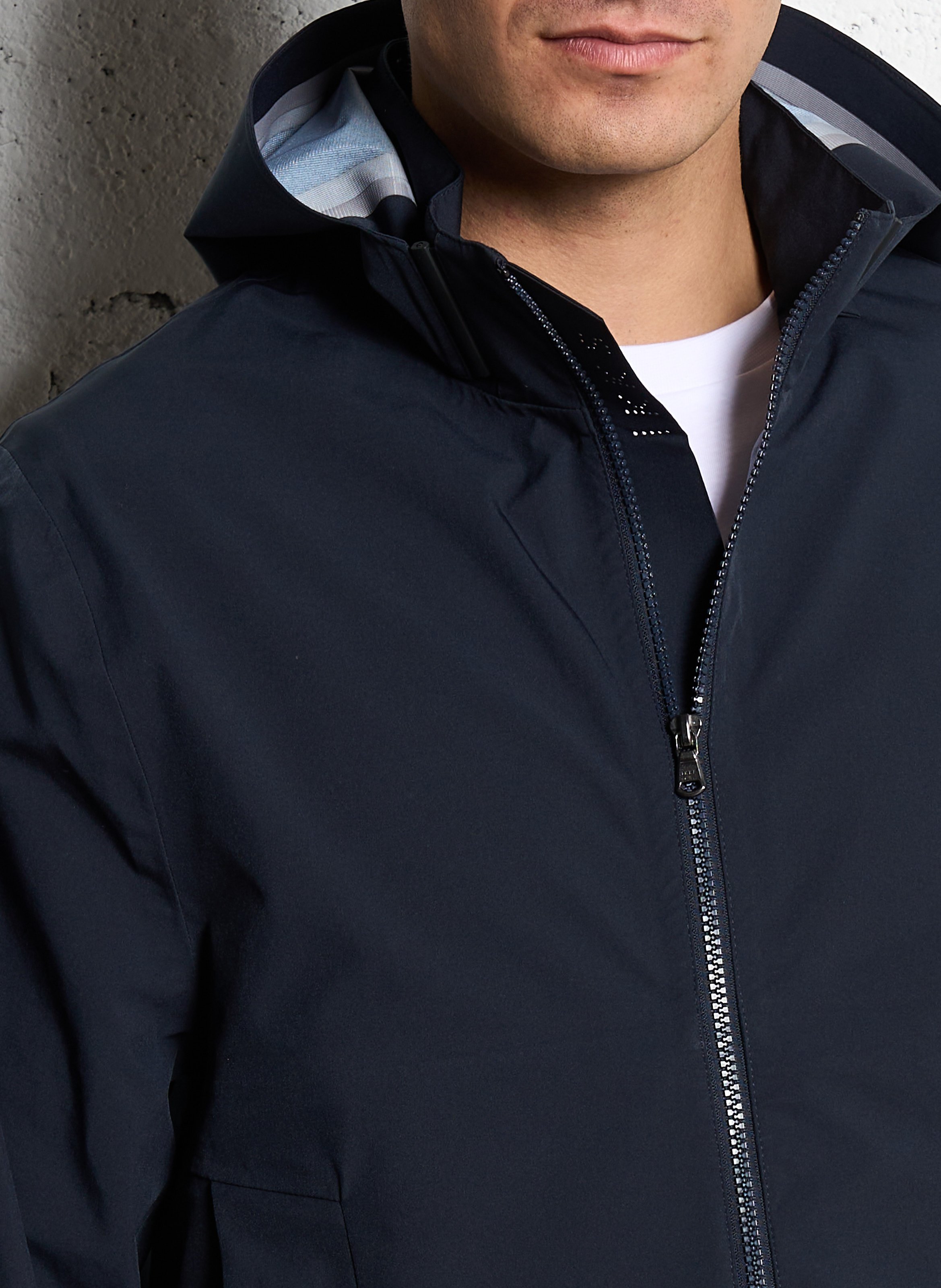 Parka à capuche IKKS Bleu