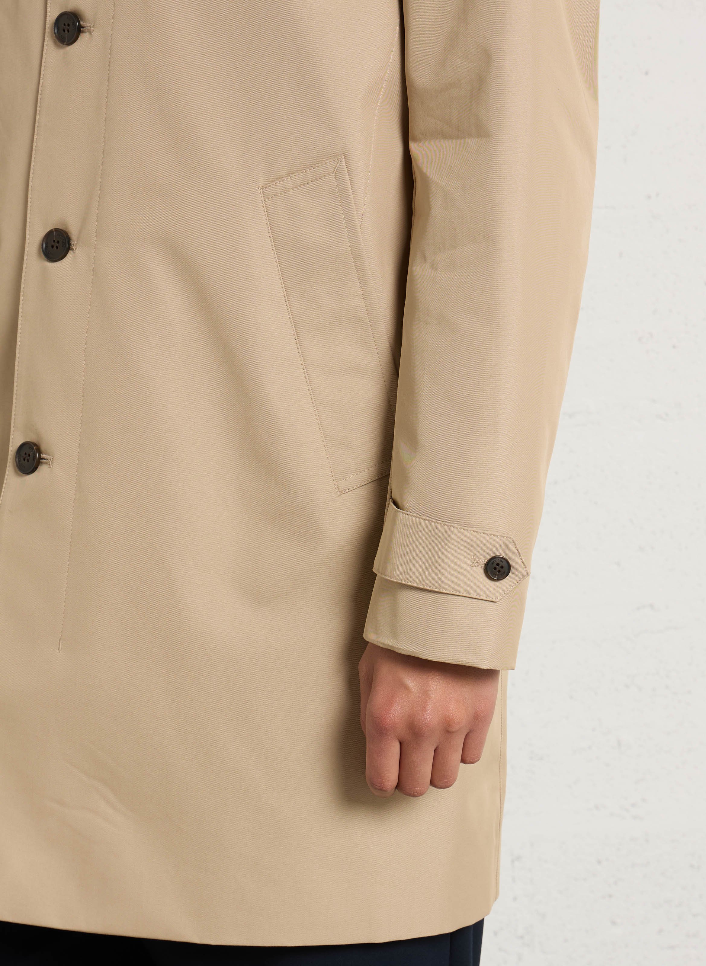 Trench droit en coton mélangé IKKS Beige