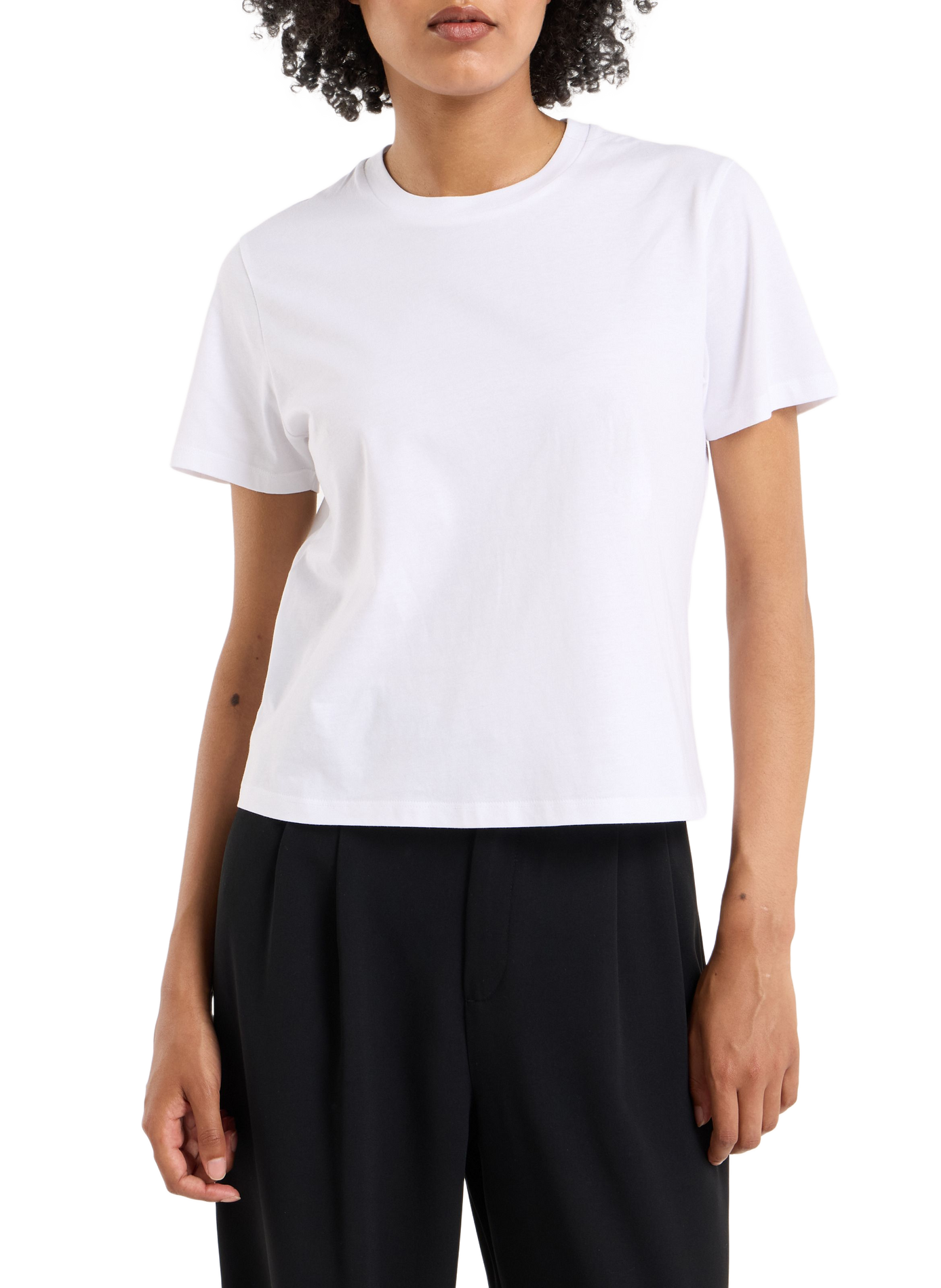 Korte Acla T-shirt van katoen SAISON 1865 Wit