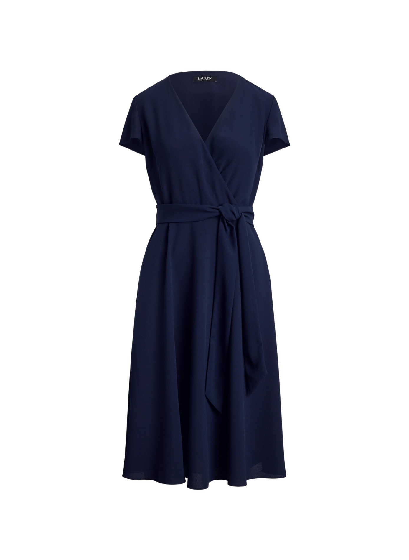 Robe portefeuille fluide LAUREN Bleu