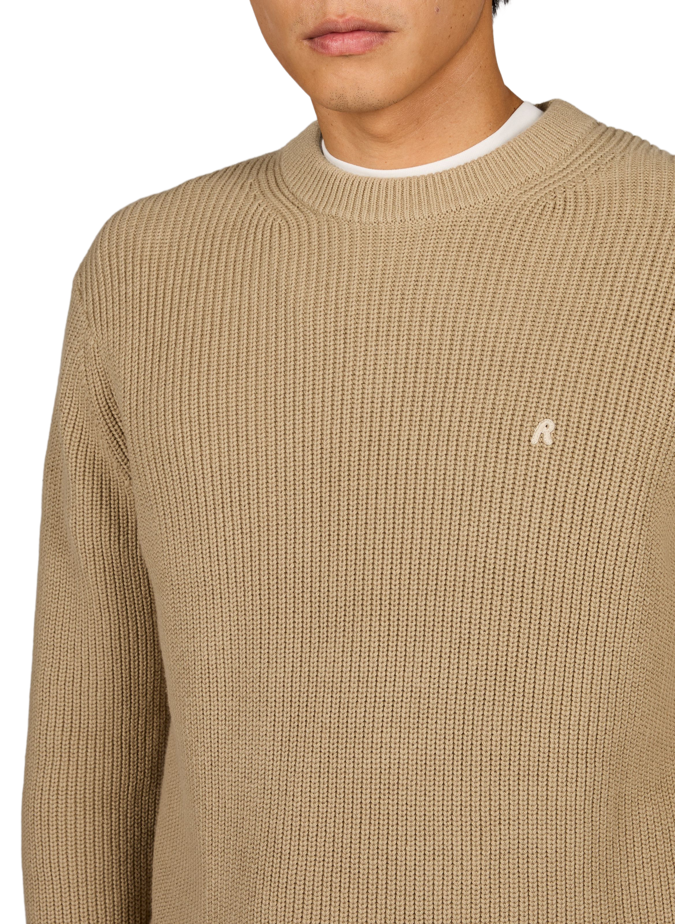 Pull en coton REPLAY Beige