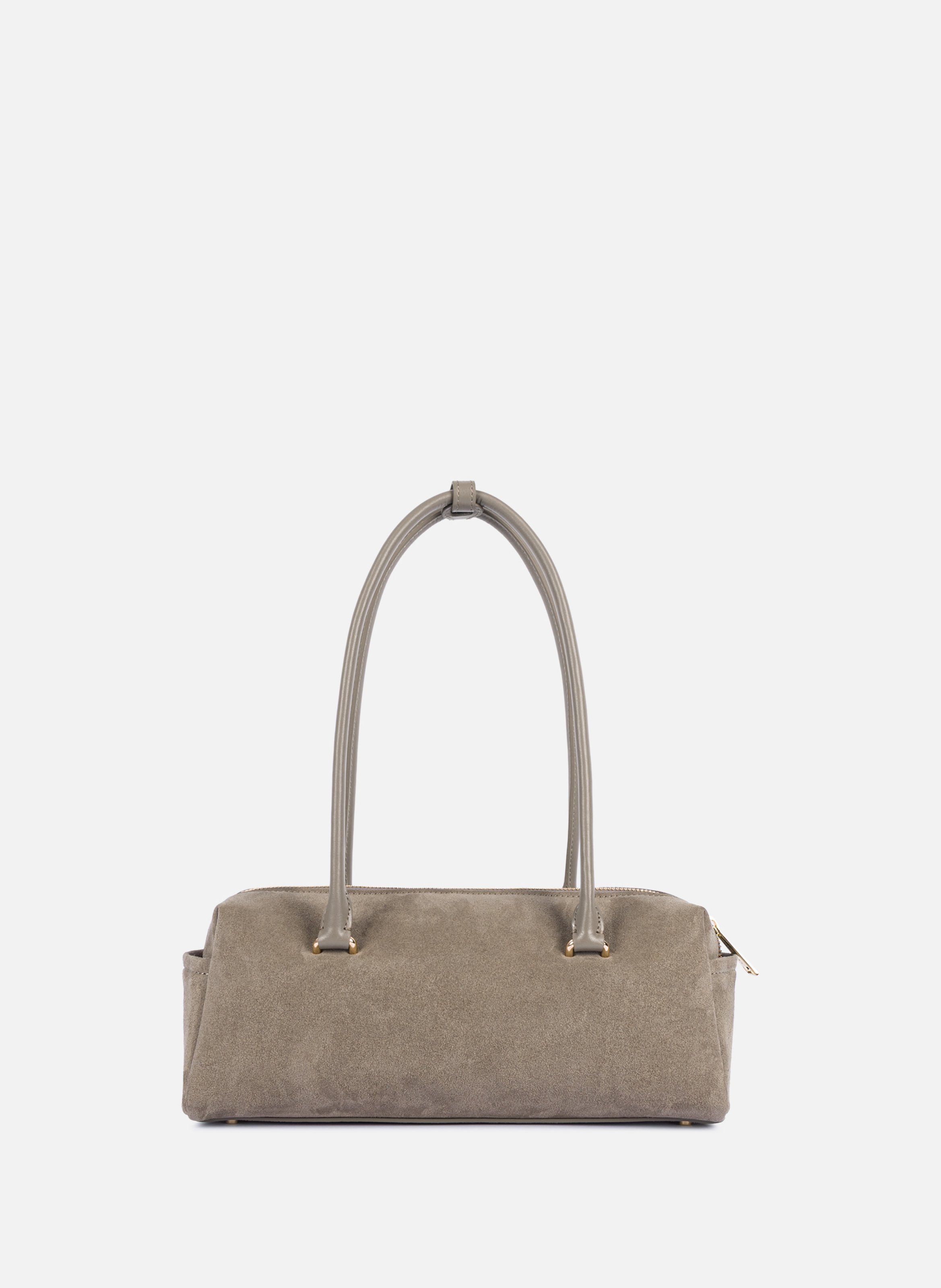 Sac rectangle - suède cube | Gris LANCASTER Femme