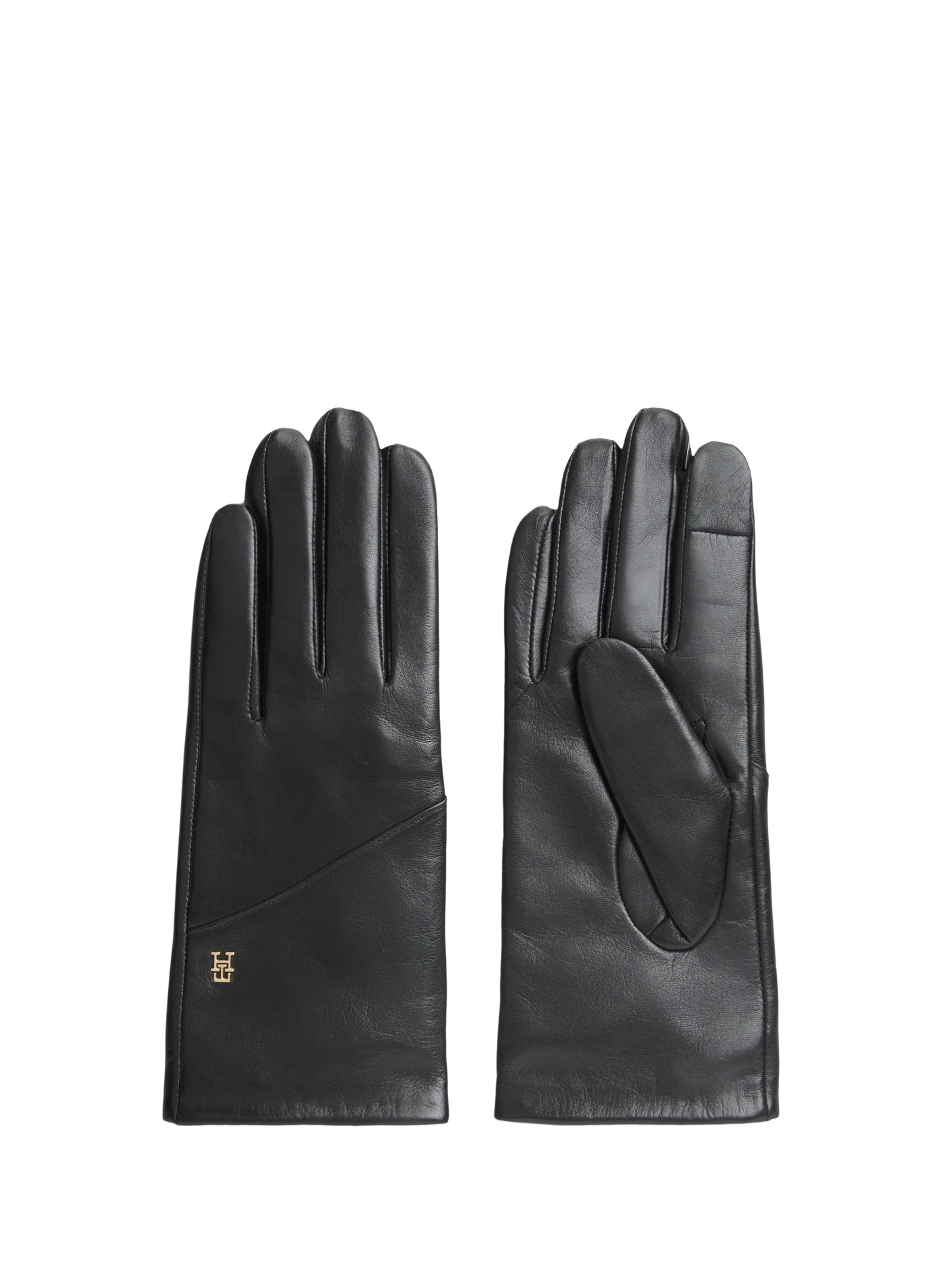 Gants en cuir TOMMY HILFIGER Noir