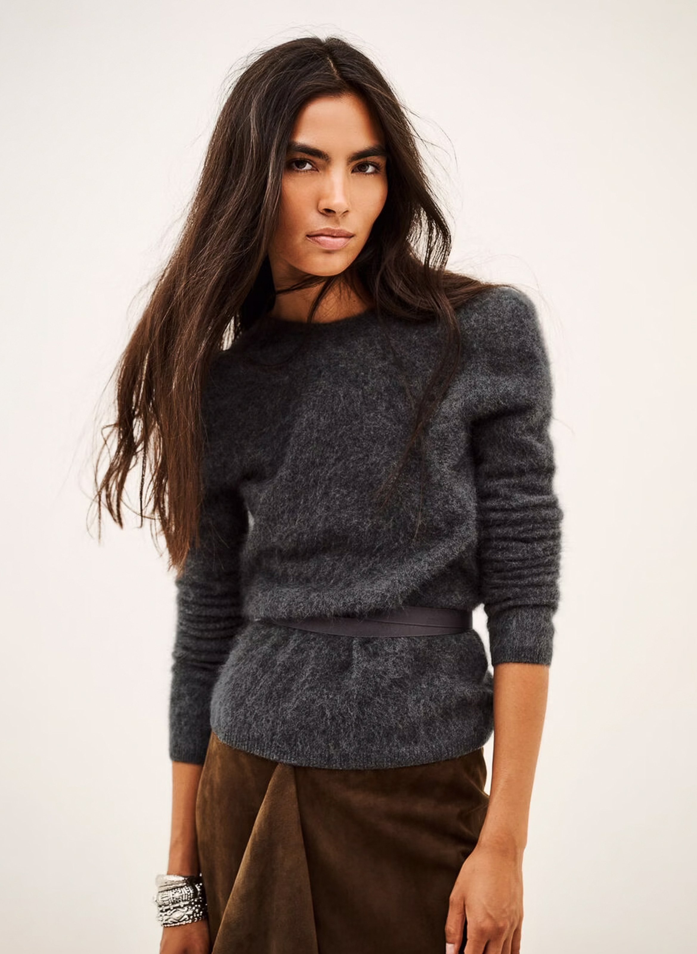 Cardigan cintré en line terrats BA&SH Grijs