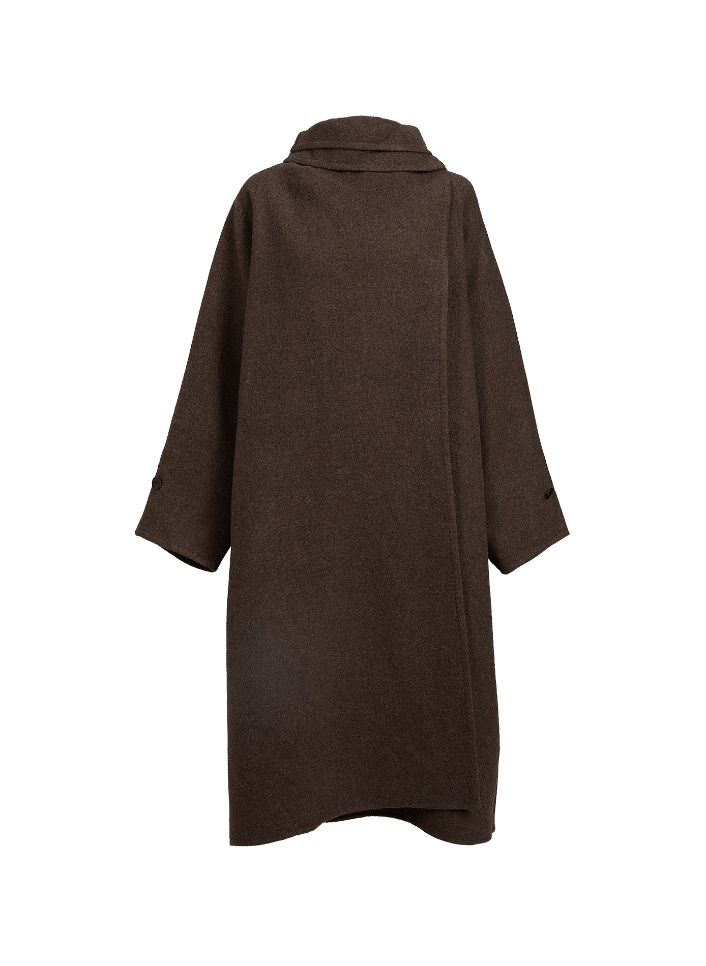 Long oversized coat in a wool blend LE 17 SEPTEMBRE Brown