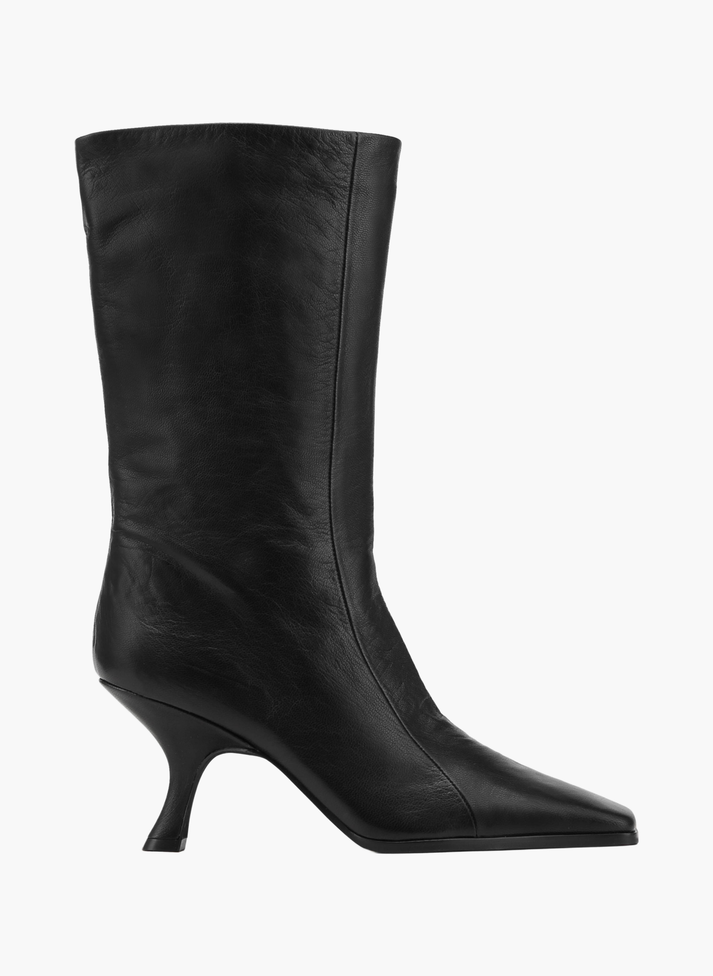 Bottines apple en cuir NAKED WOLFE Noir