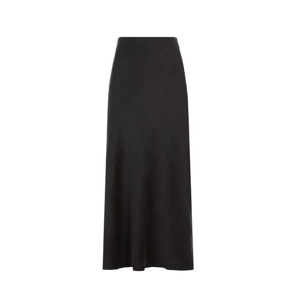 Jupe coupée en biais