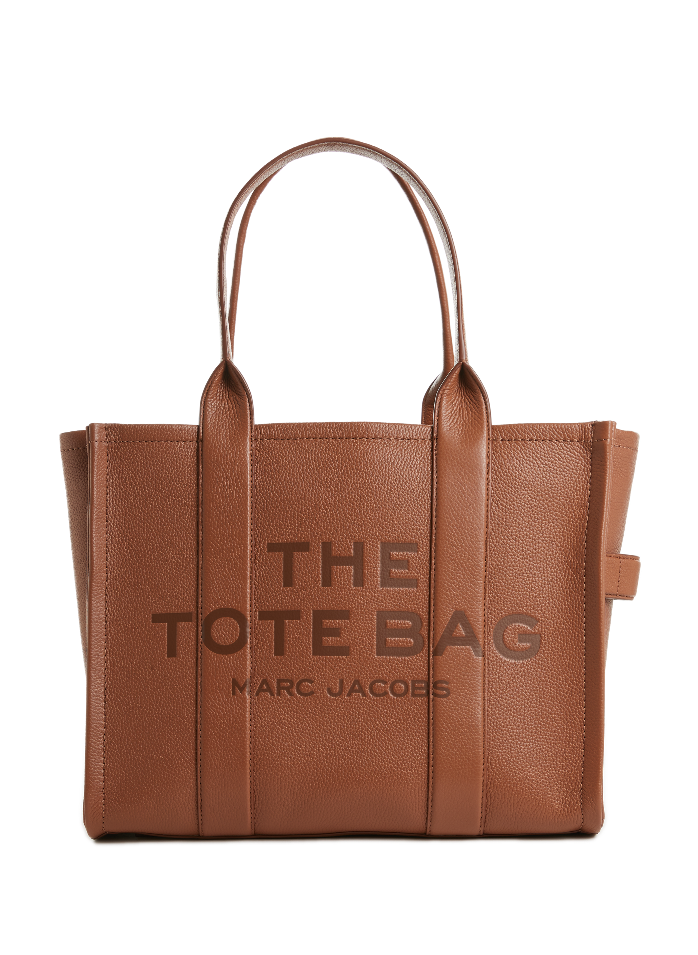 MARC JACOBS The Tote leather tote bag Brown