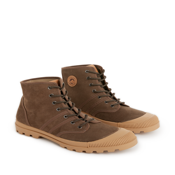 Pataugas Authentique Suede Ankle Boots In Brown