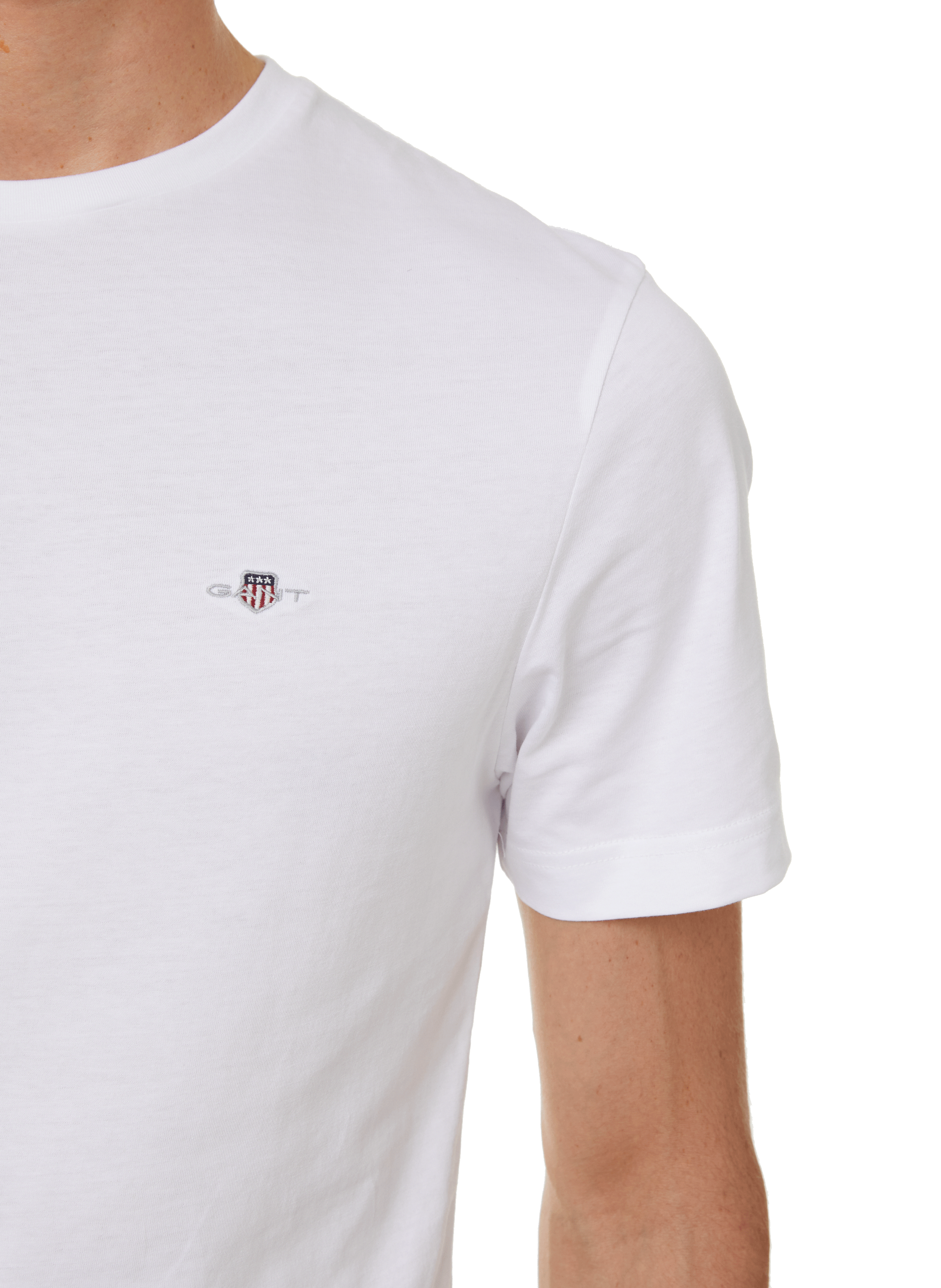 Cotton T-shirt GANT White