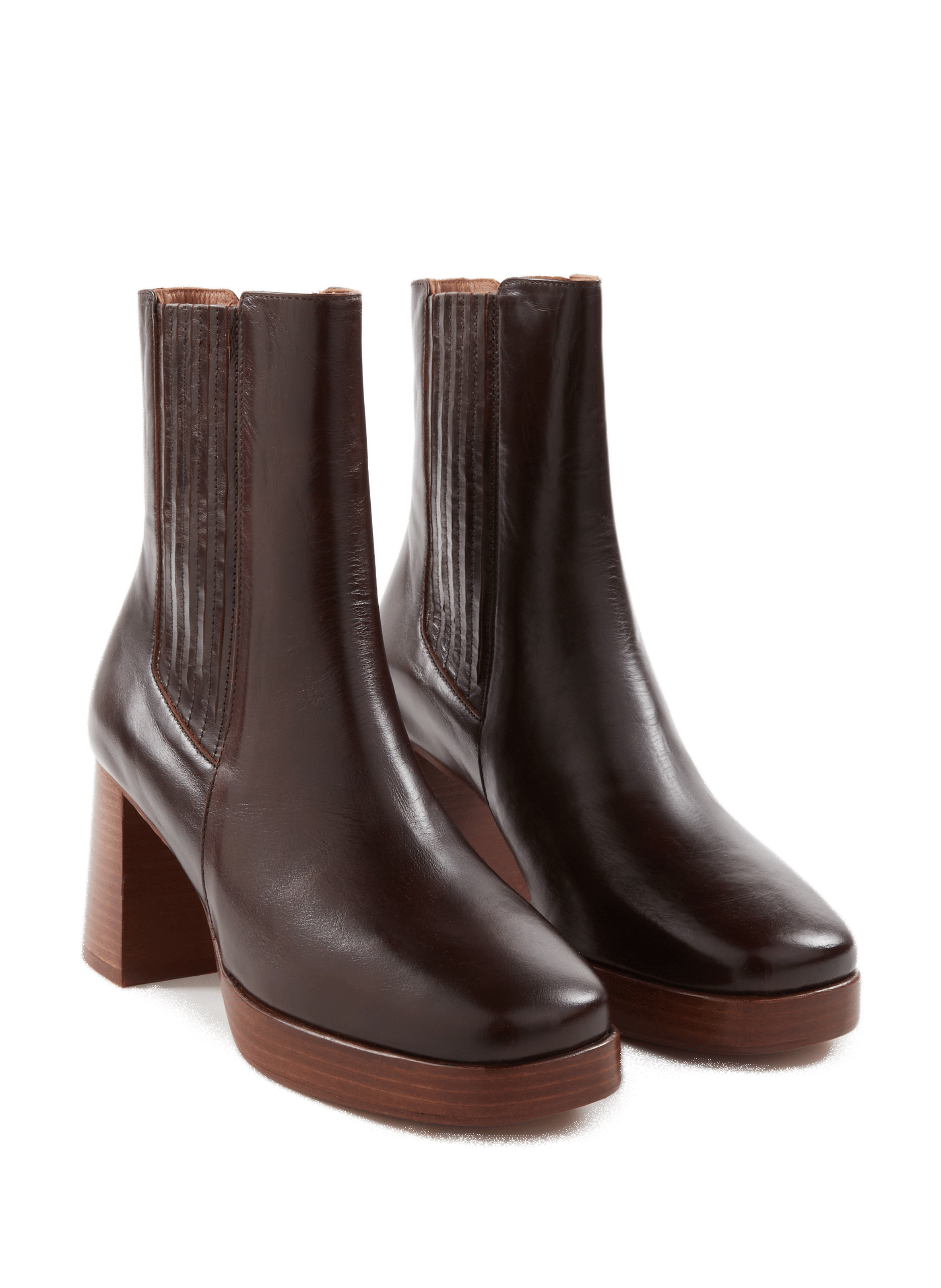 Bottines Solveig en cuir