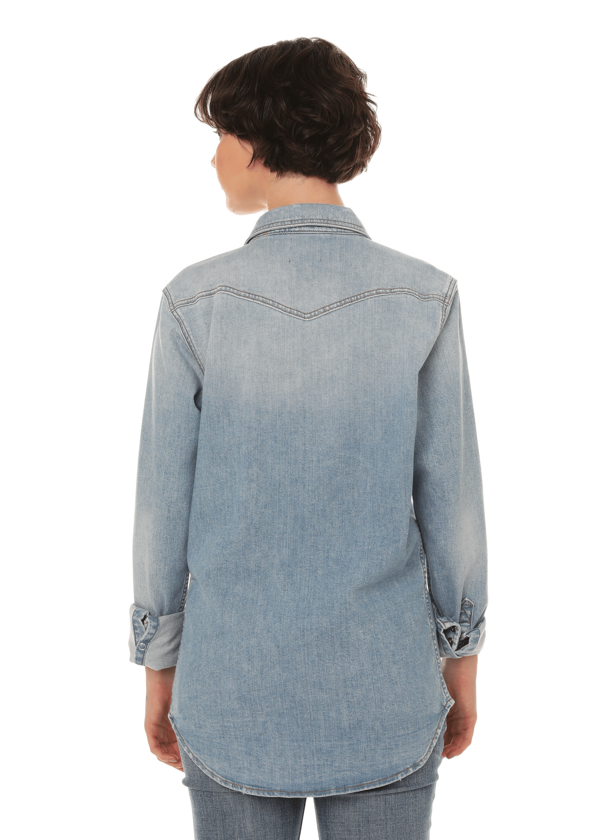 Denim shirt DIESEL Blue