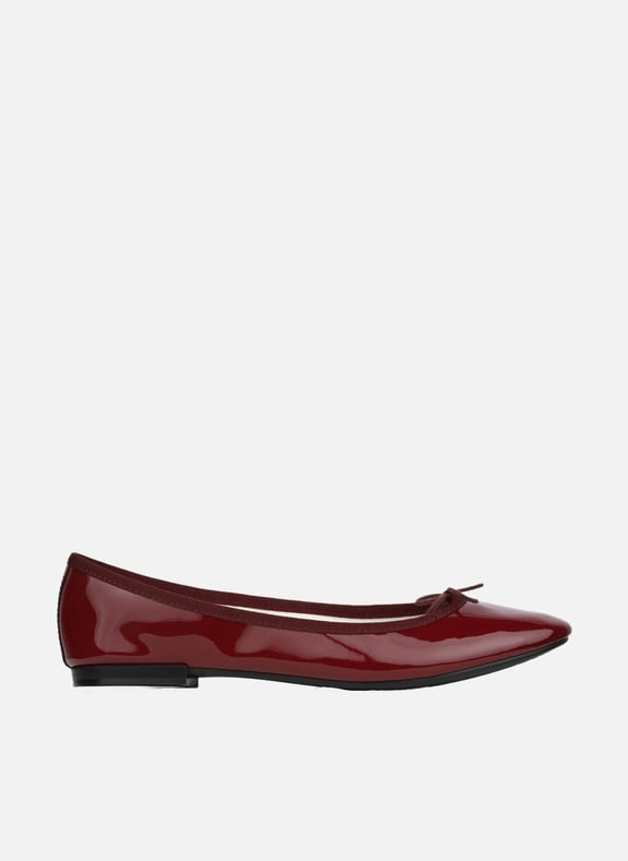 Ballerines en cuir vernis cendrillon Rouge by REPETTO REPETTO Ballerines en cuir vernis cendrillon Rouge