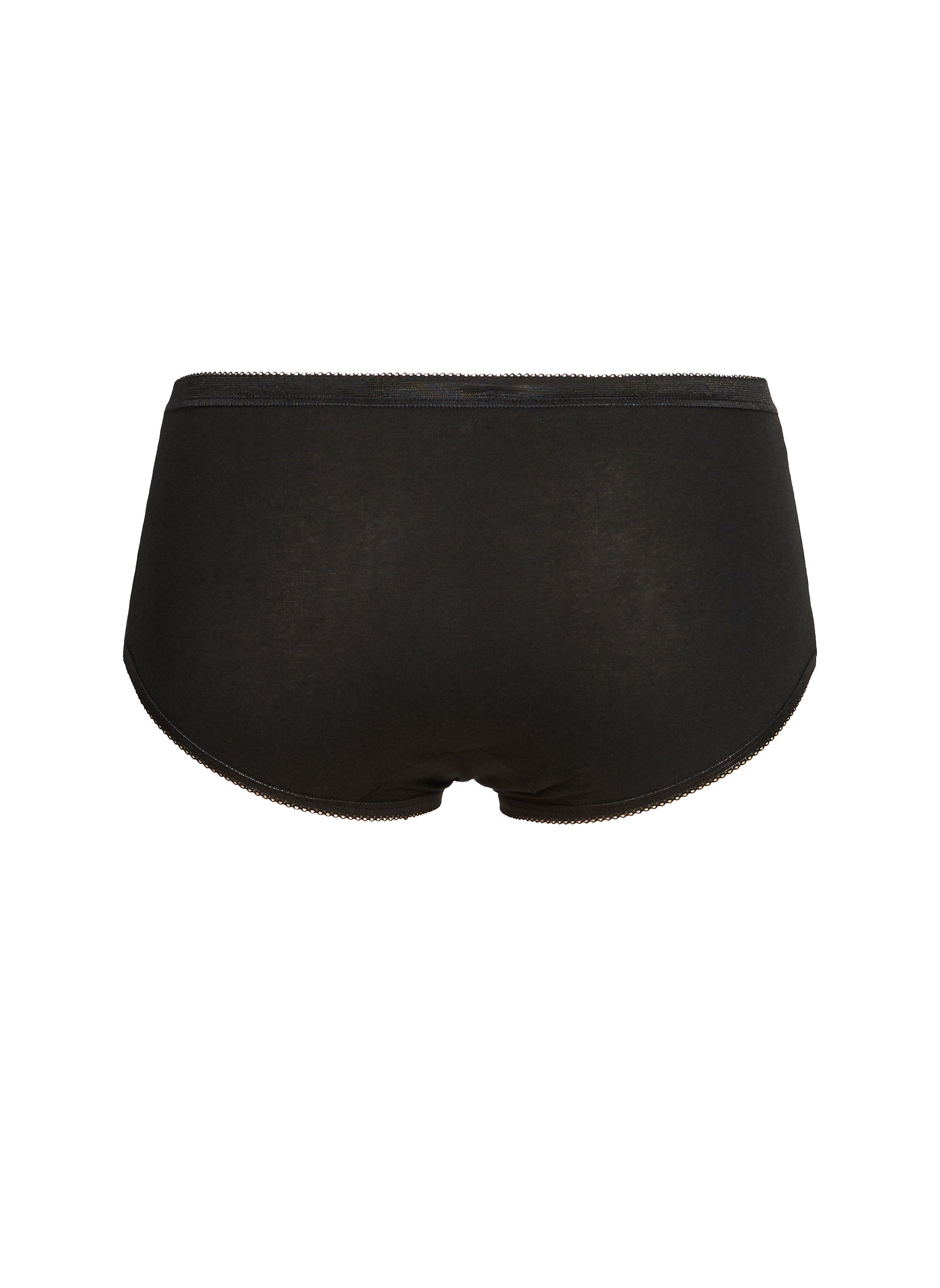 Lot de 4 culottes en coton BASIC+ 3+1 SLOGGI Noir