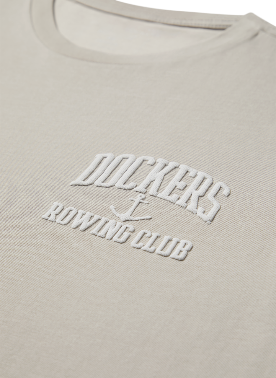 T-shirt à logo en coton DOCKERS Beige