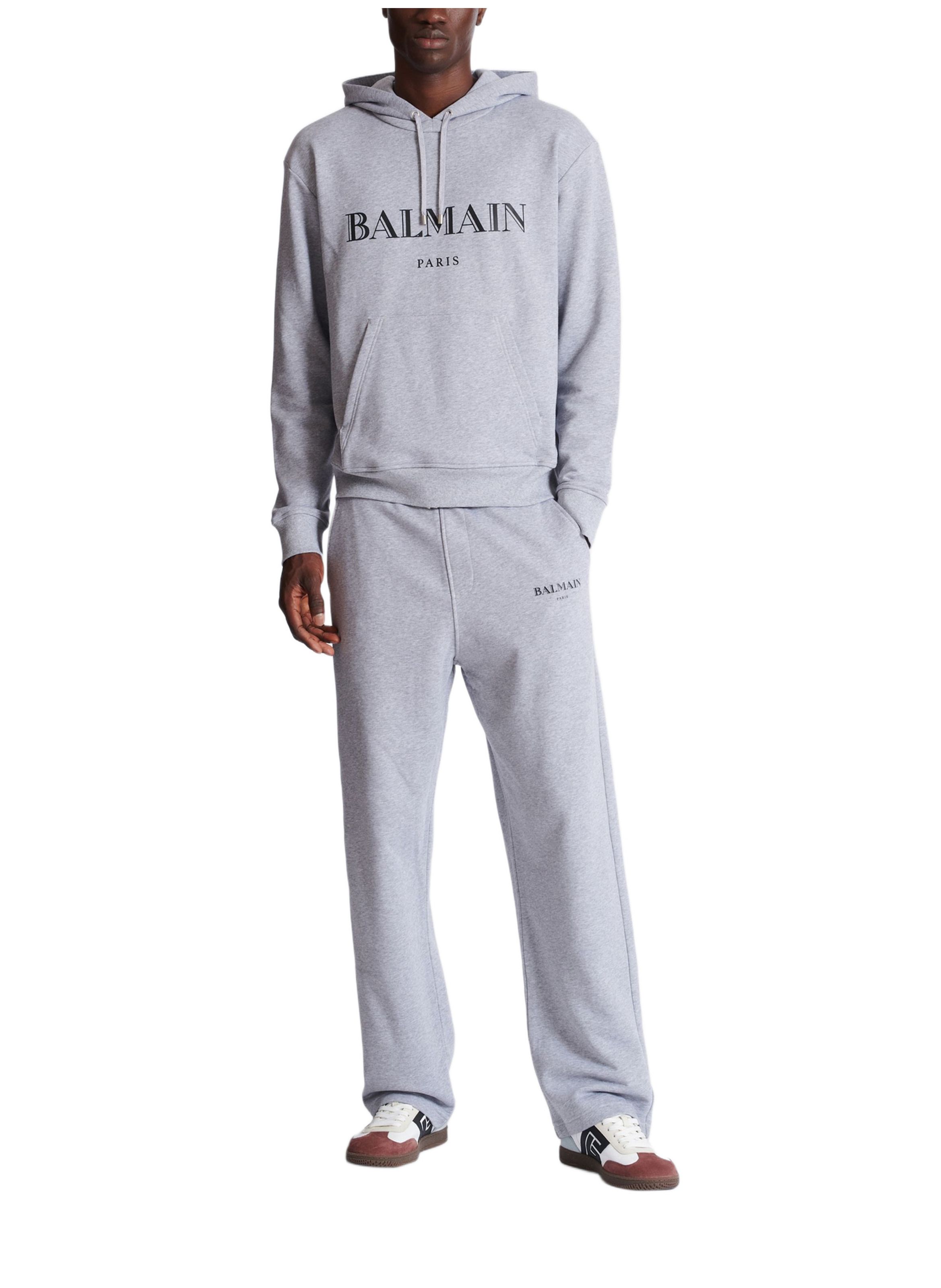 Hoodie imprimé balmain BALMAIN Gris