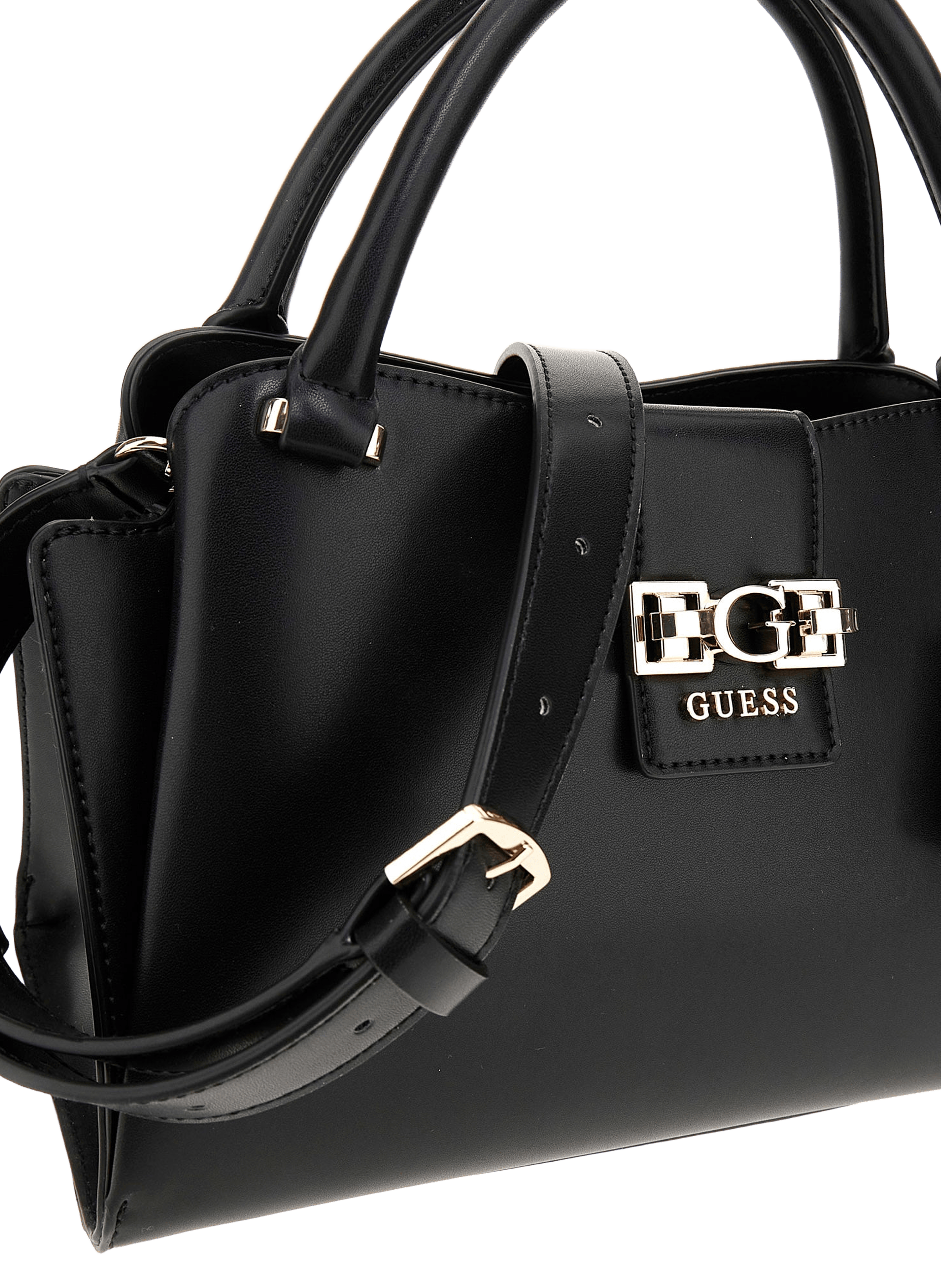 Handbag with removable shoulder strap GUESS Black