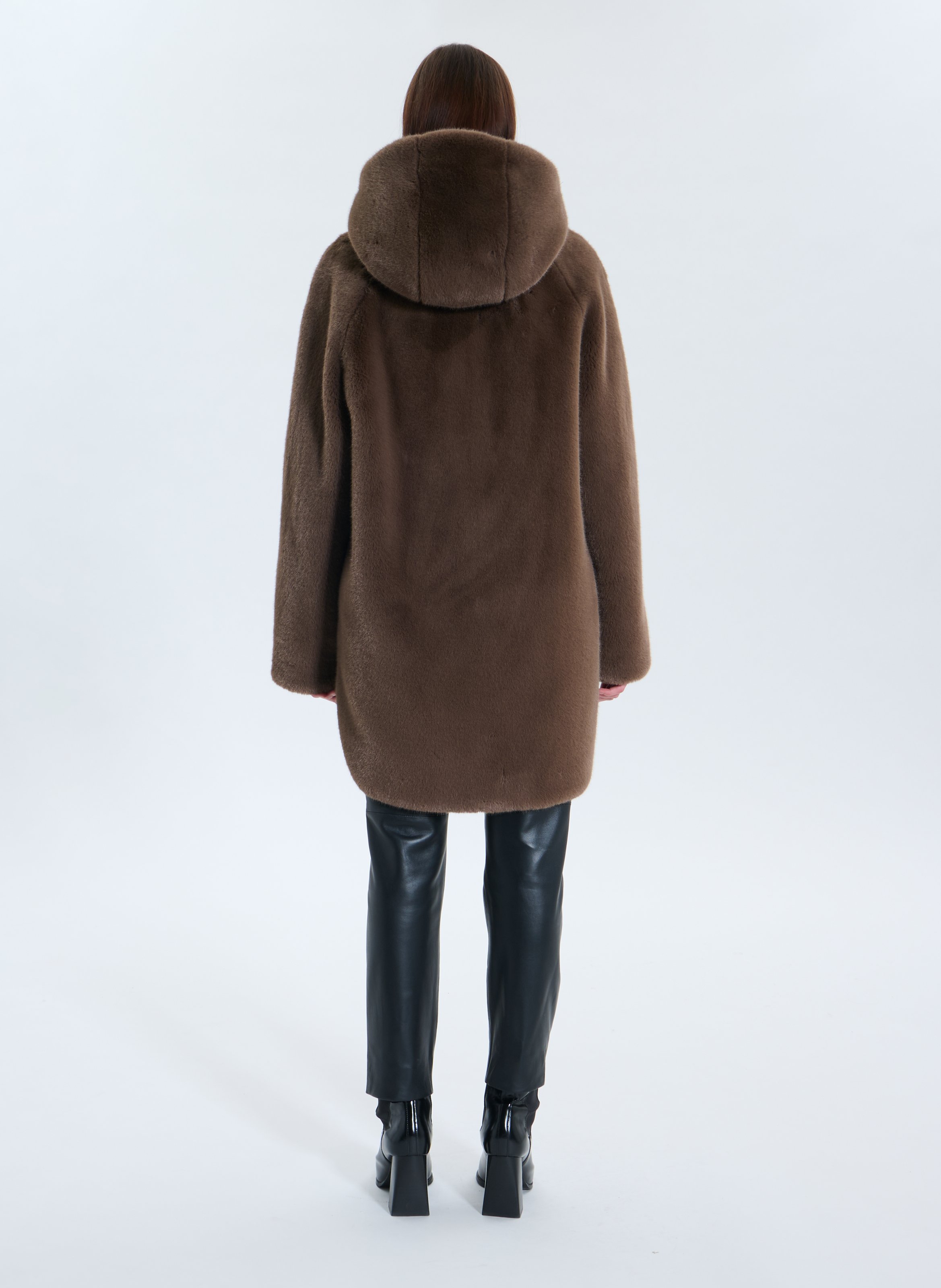 Manteau droit macey ZAPA Marron