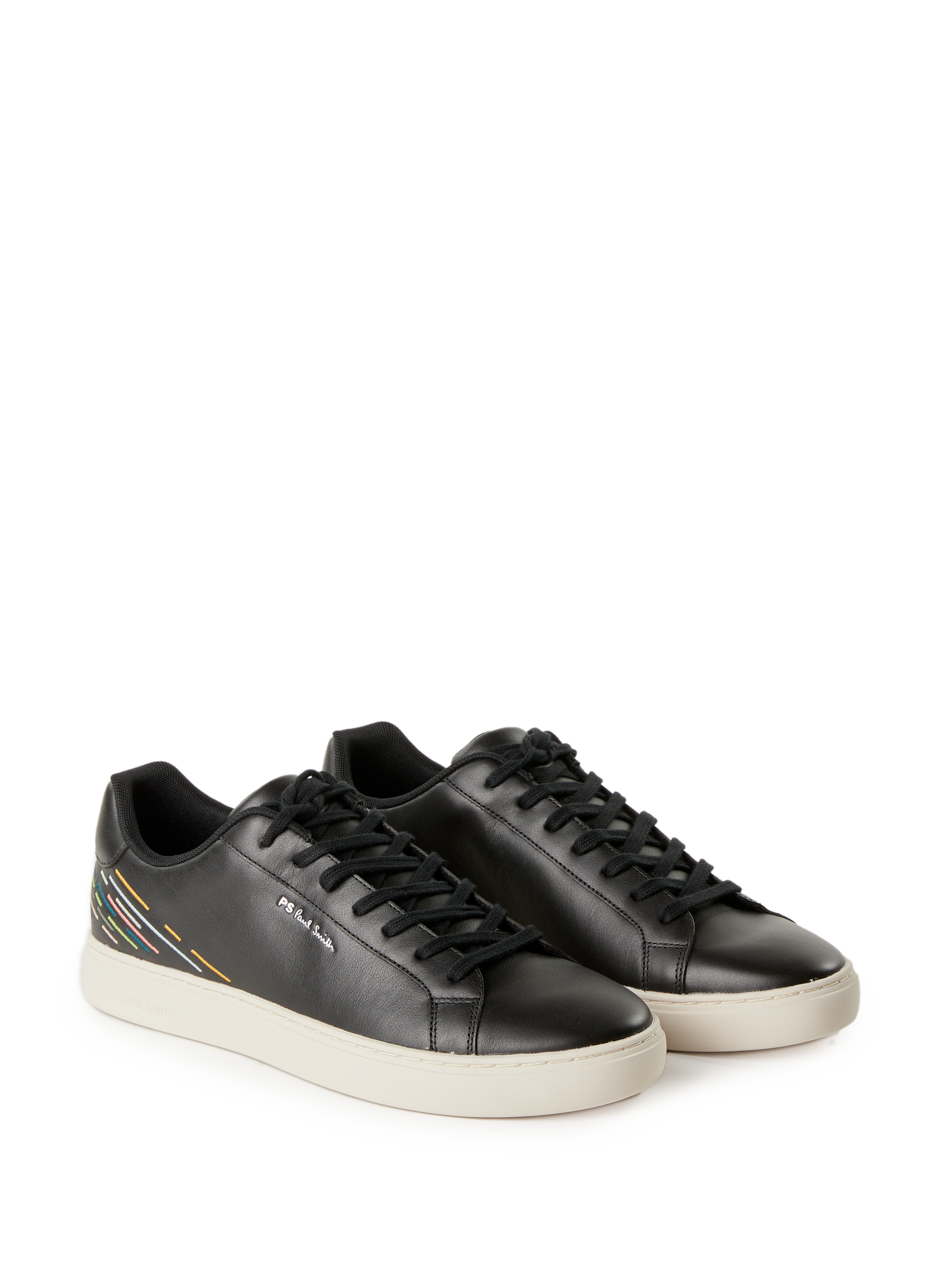 Baskets unies en cuir PAUL SMITH Noir