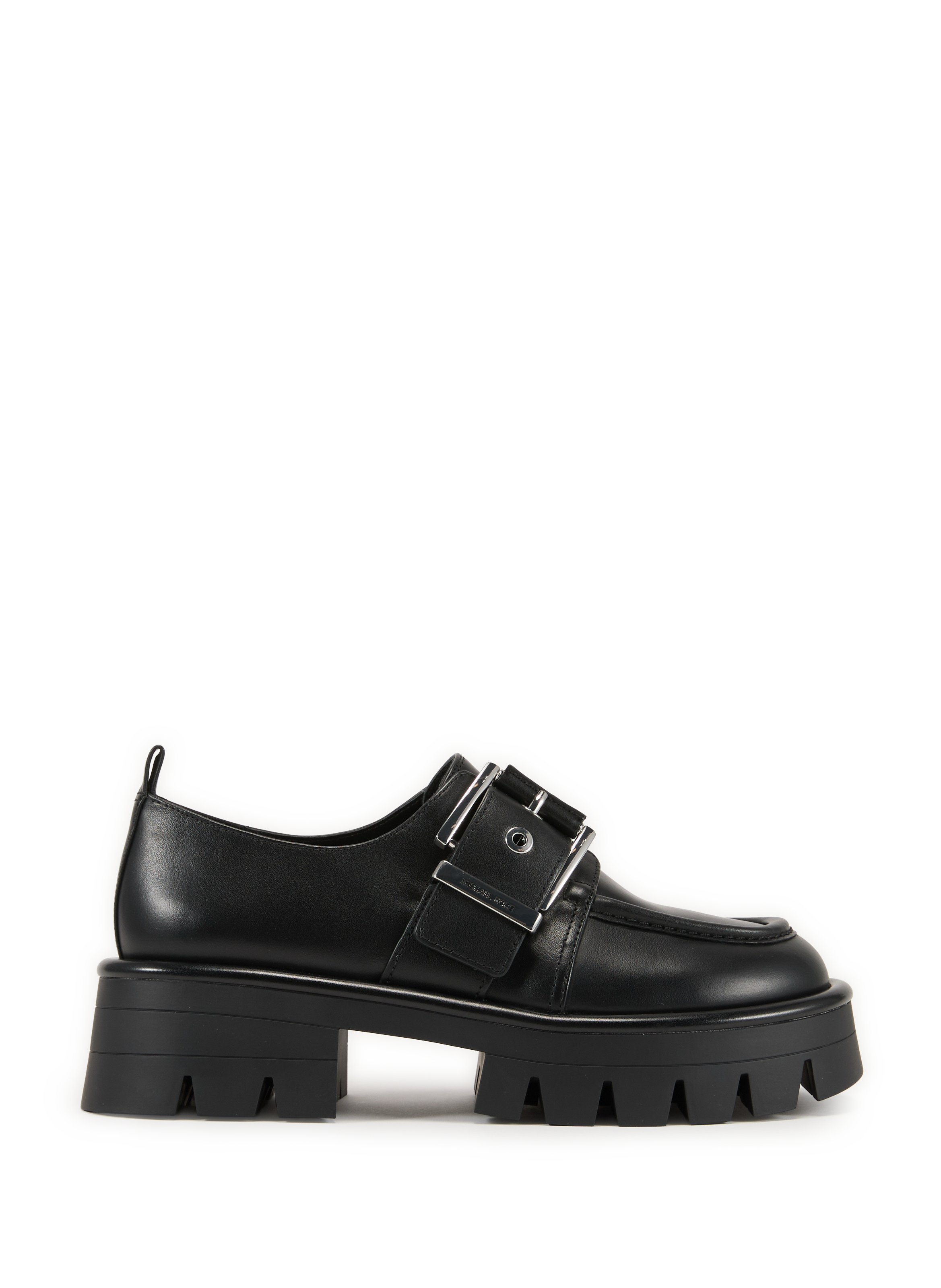 MICHAEL KORS Colby leather moccasins Black