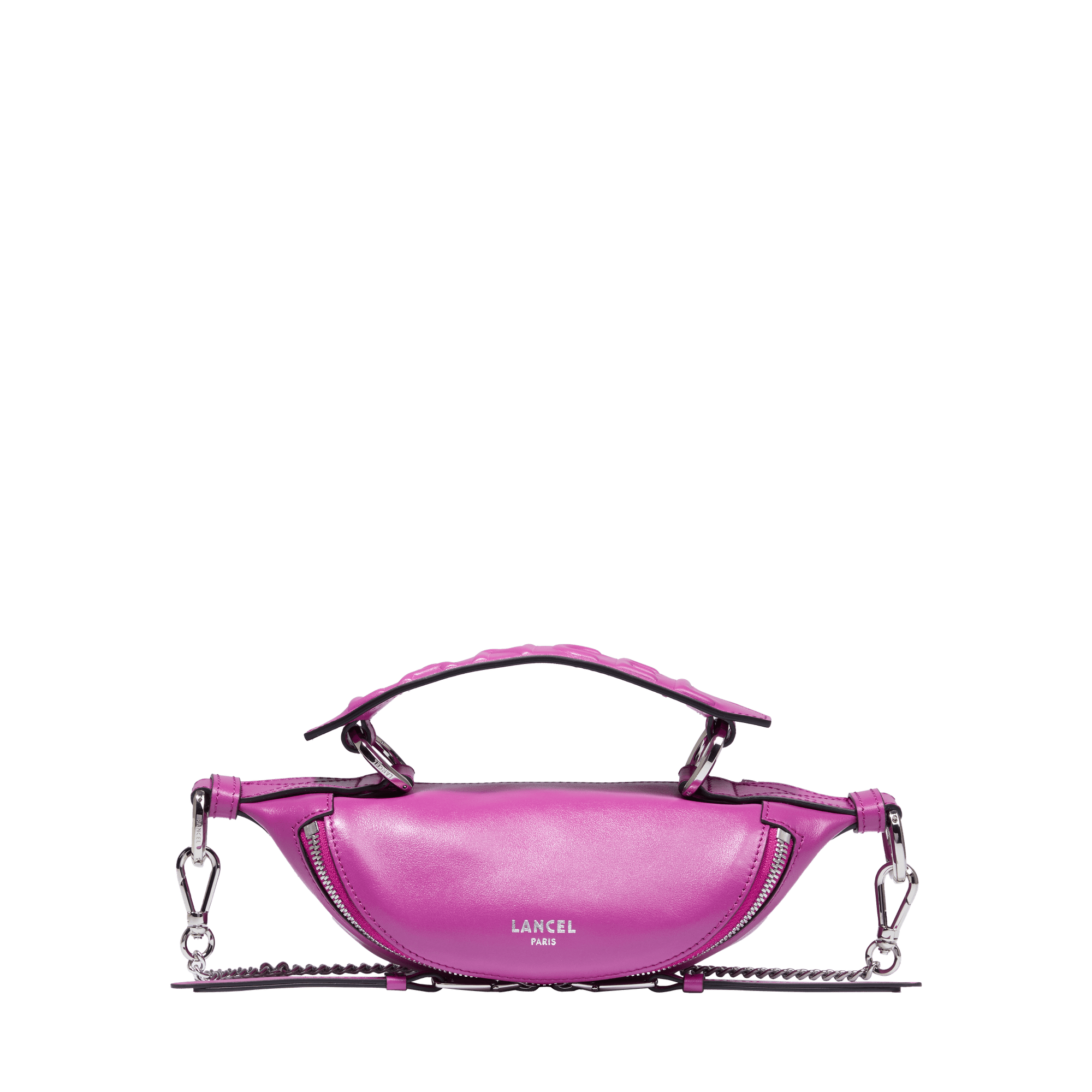 LANCEL Mini sac porté croisé origami de lancel Rose