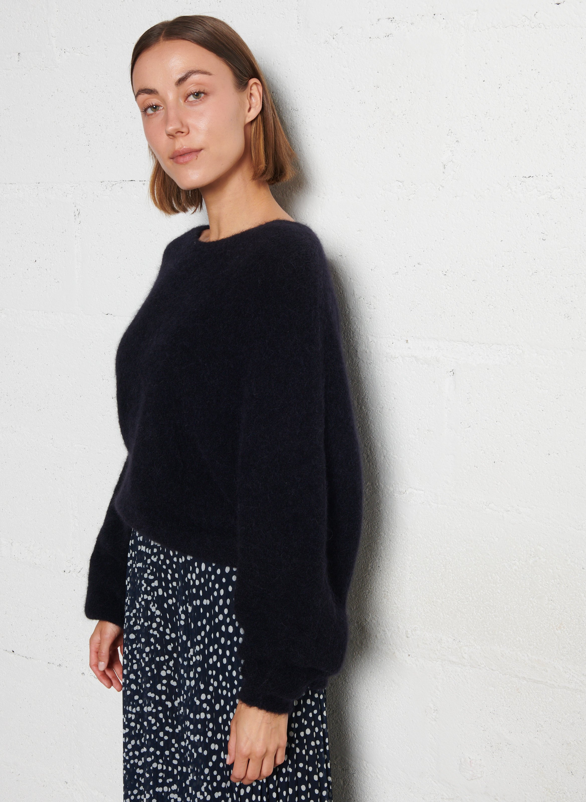 Pull ample en laine mélangée IKKS Noir