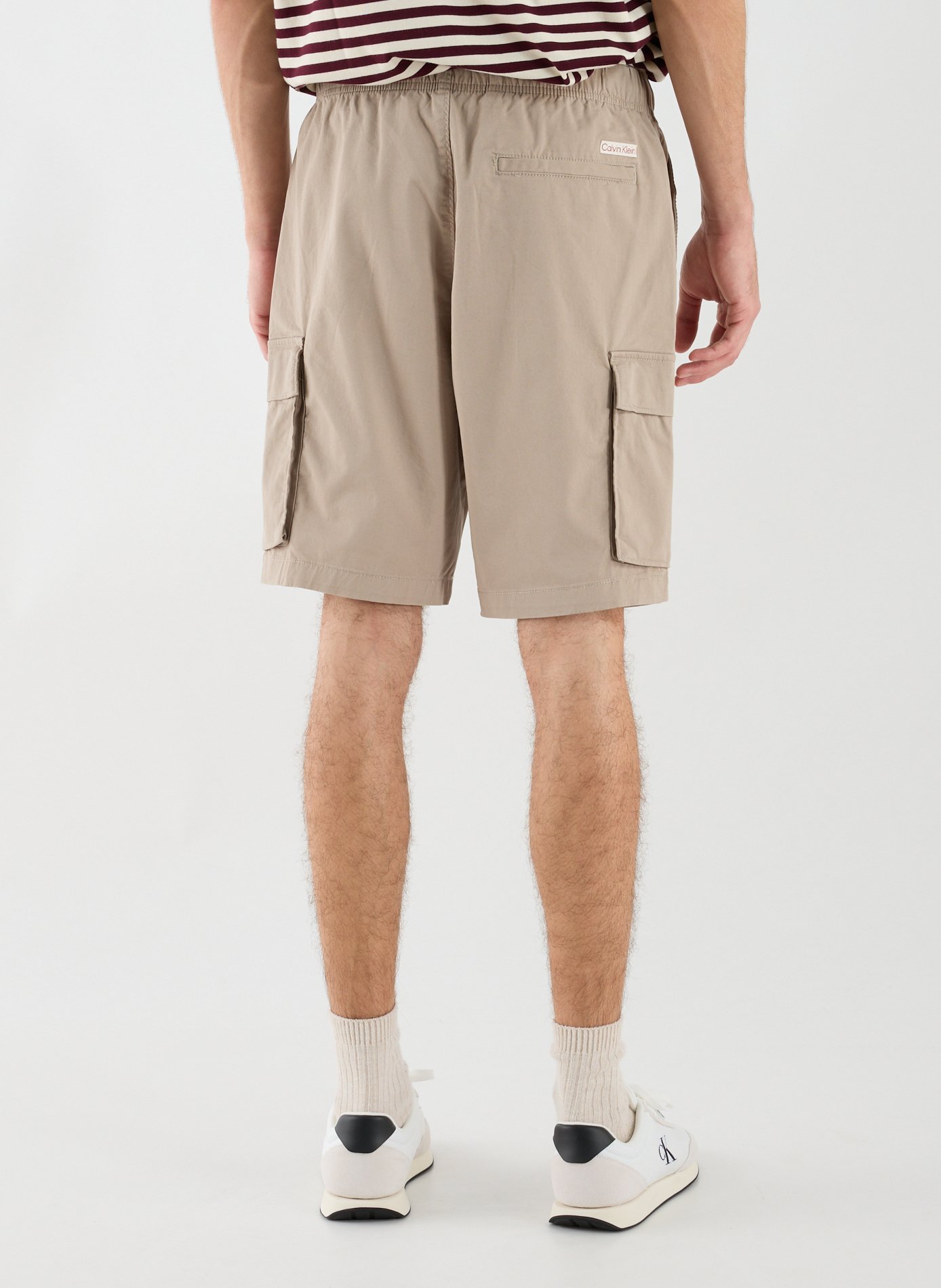 Short cargo en coton mélangé CALVIN KLEIN Marron