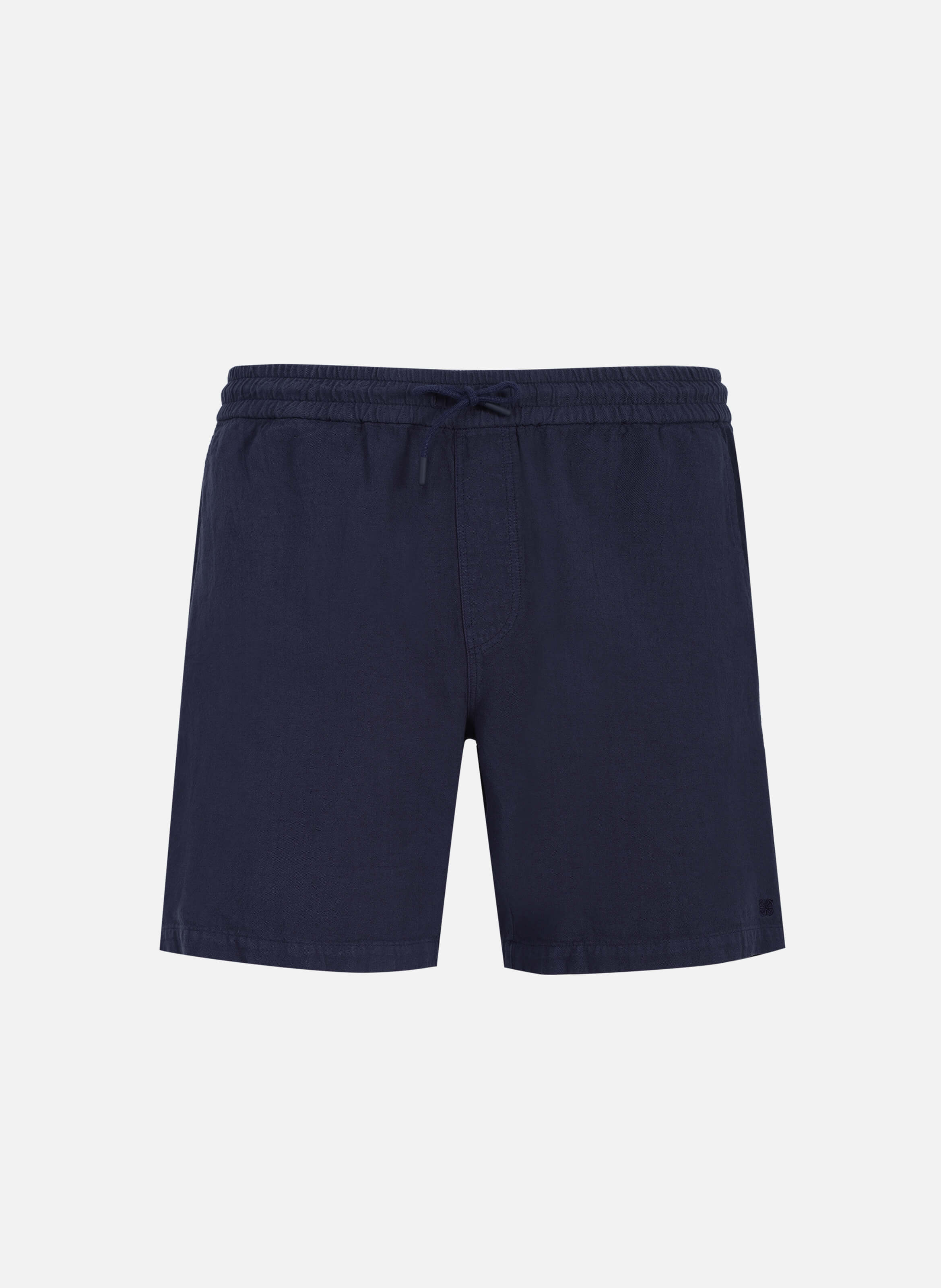 Short  en coton et lin GILI'S Bleu