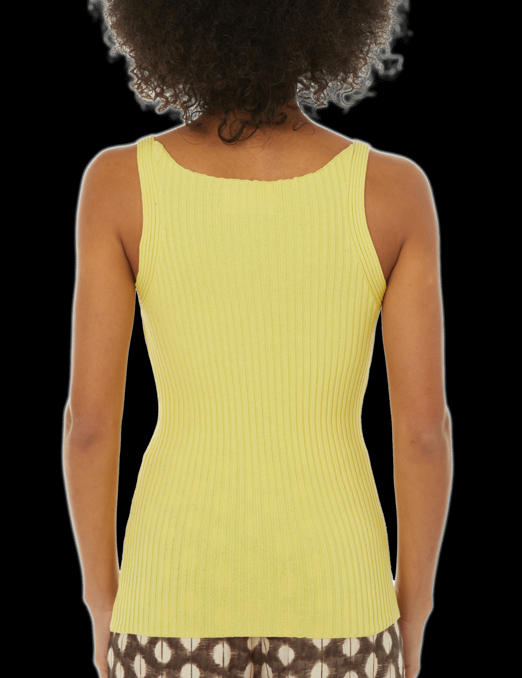 Top débardeur côtelé CAES Beige