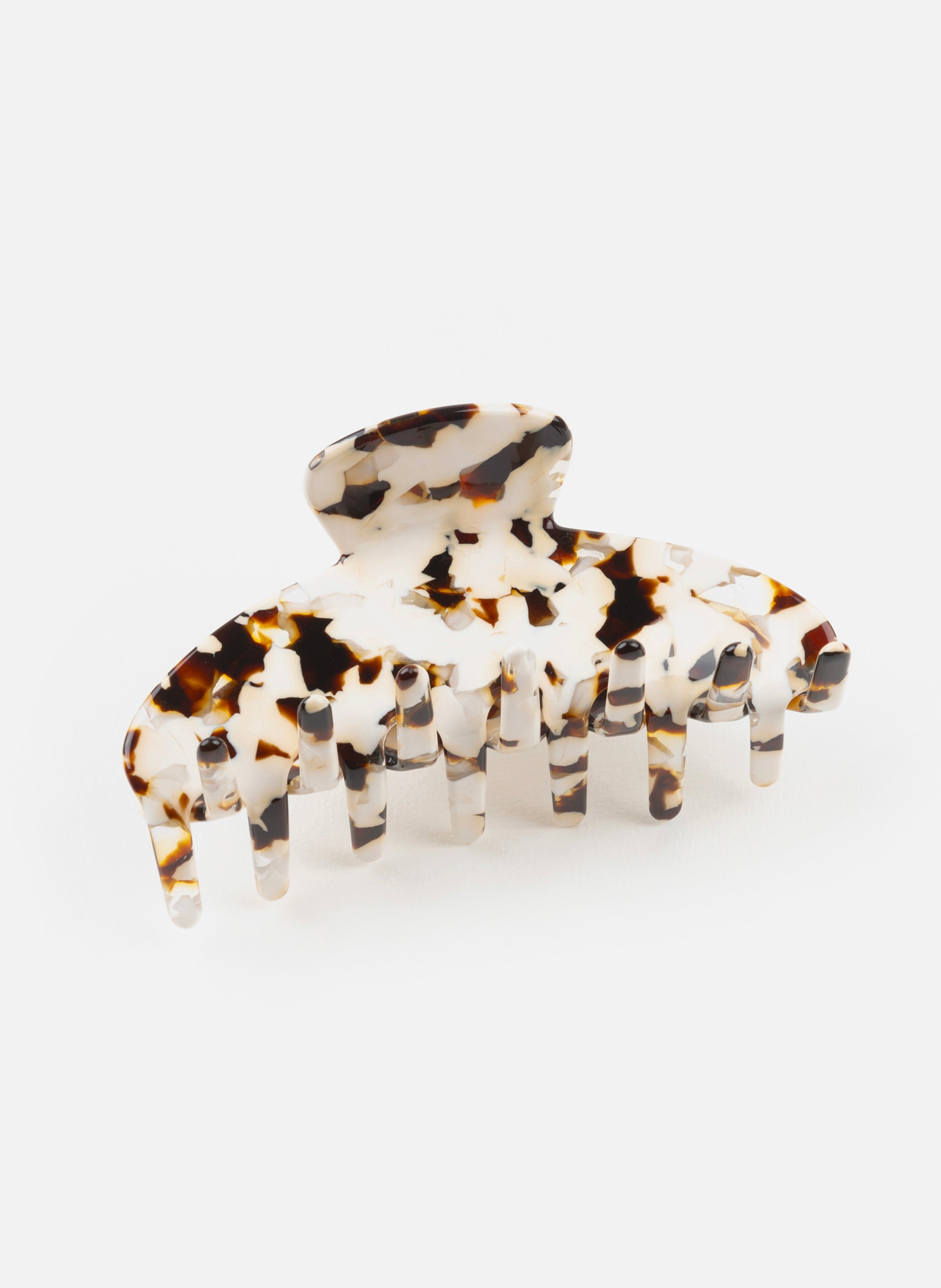 Pince à cheveux en acétate de cellulose MarronKURAGE GINZA