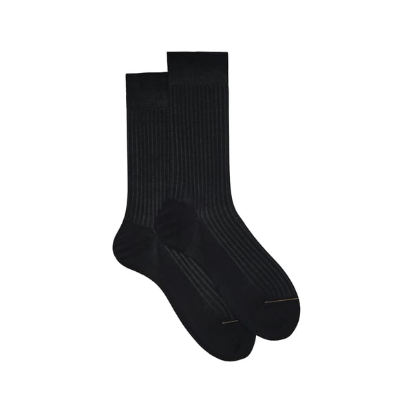 Chaussettes côtelées en coton Chaussettes côtelées en coton