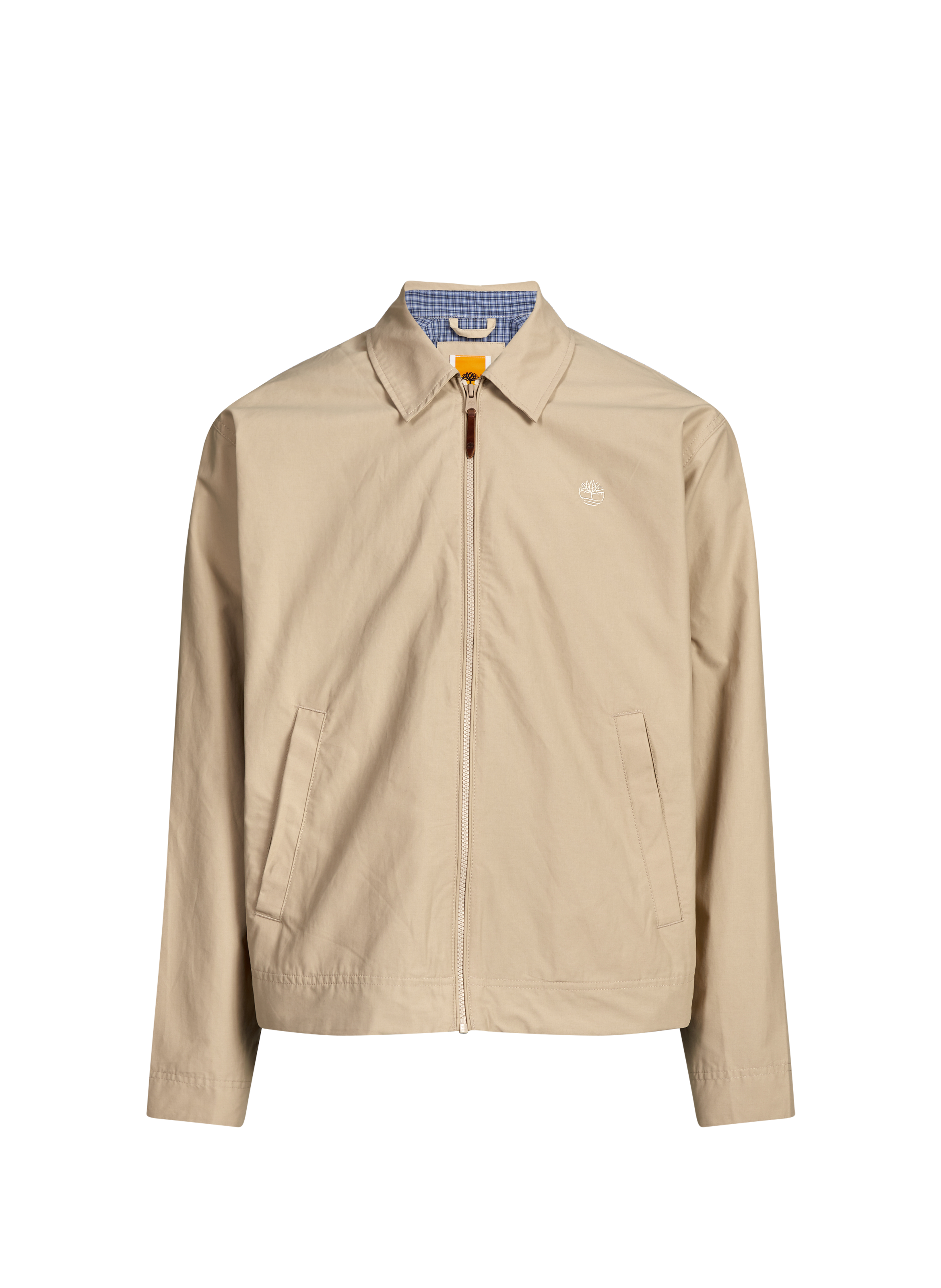 Veste ample à col classique en coton mélangé TIMBERLAND Beige