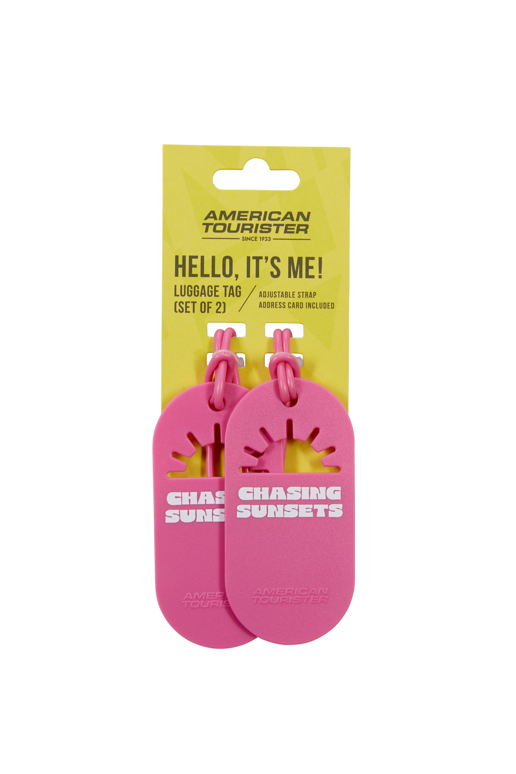 Étiquette bagages taille s AMERICAN TOURISTER Rose