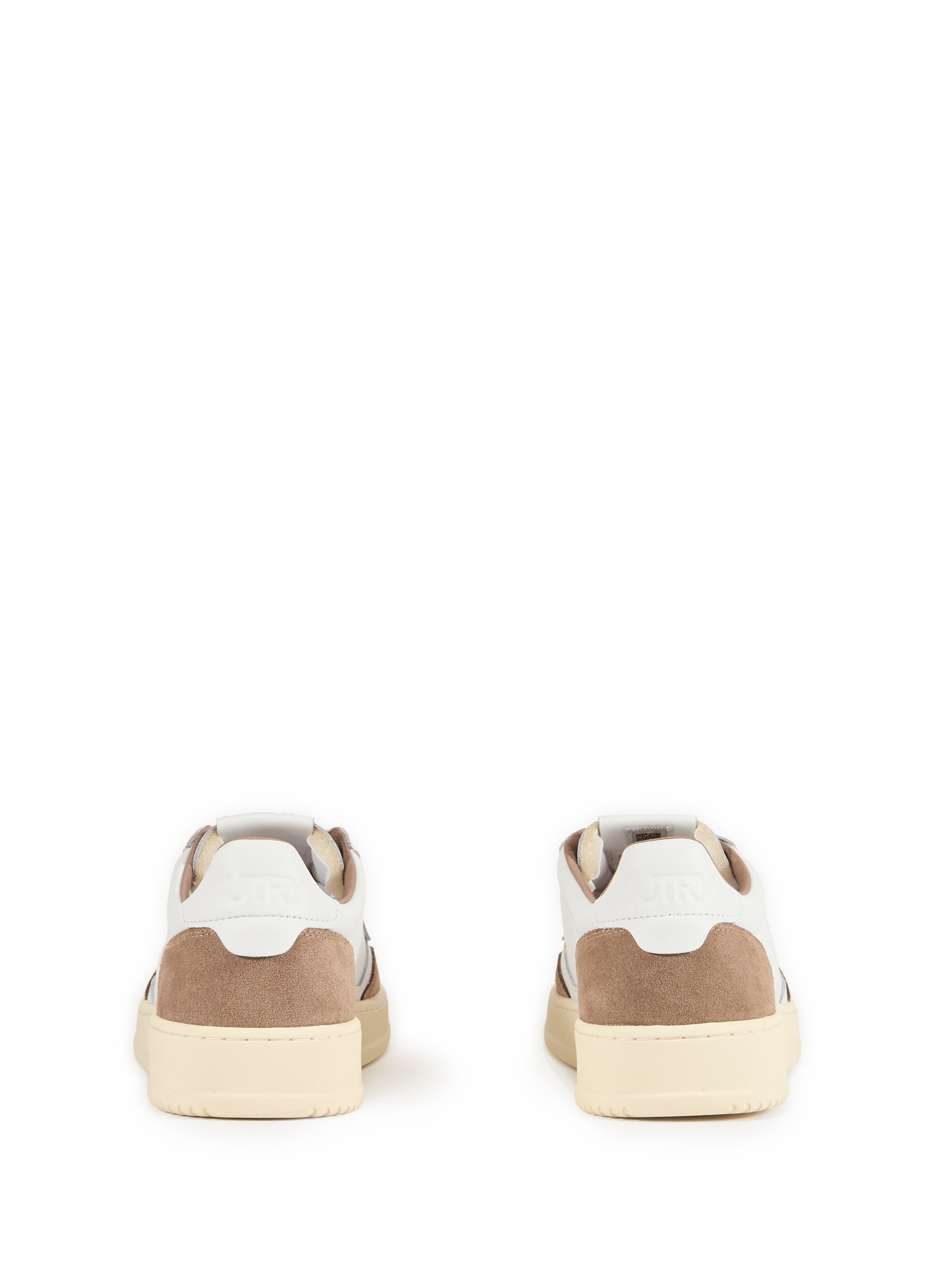 Baskets compensés en cuir AUTRY Blanc
