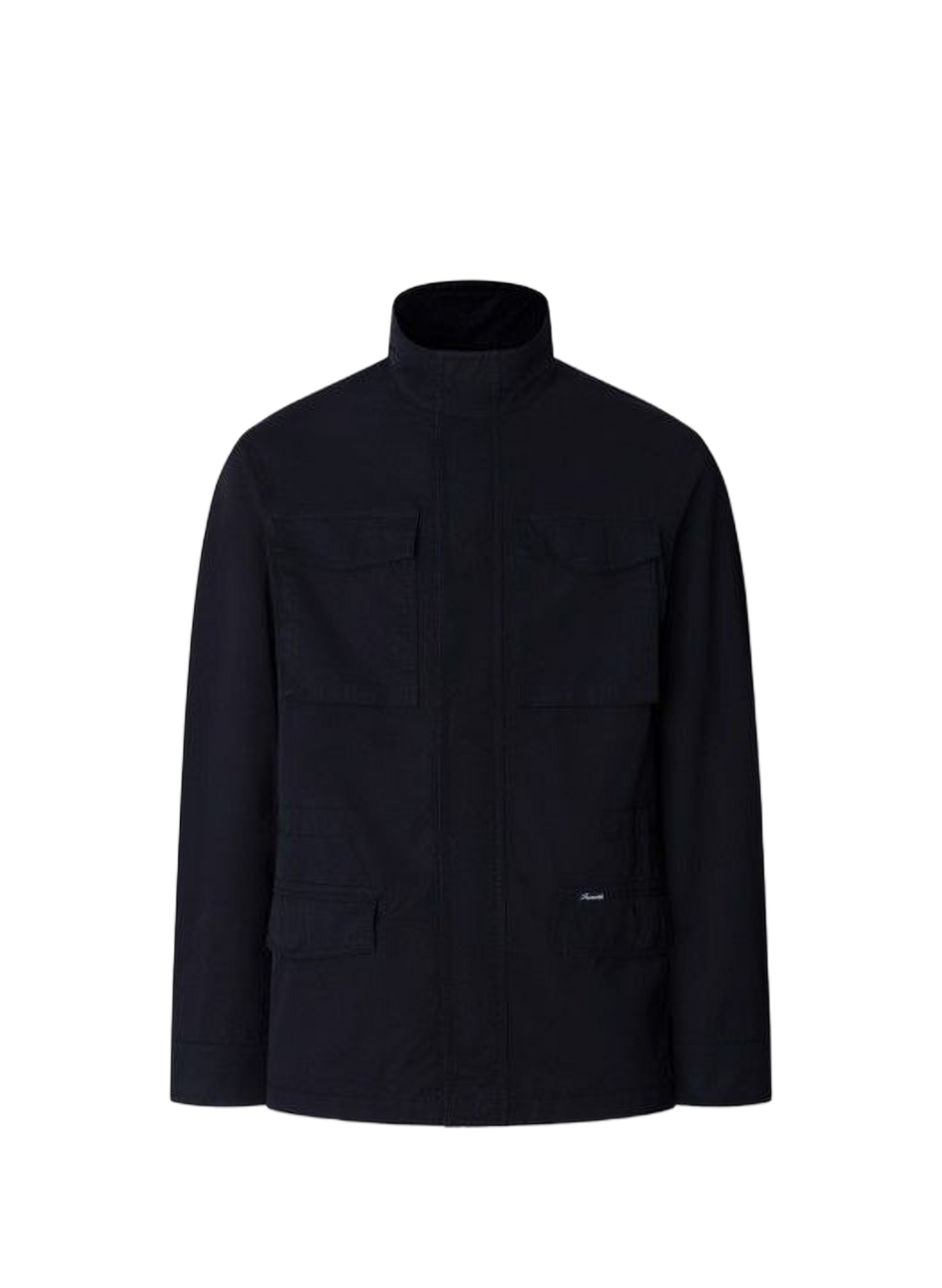 Blouson à col montant en coton FACONNABLE Blue