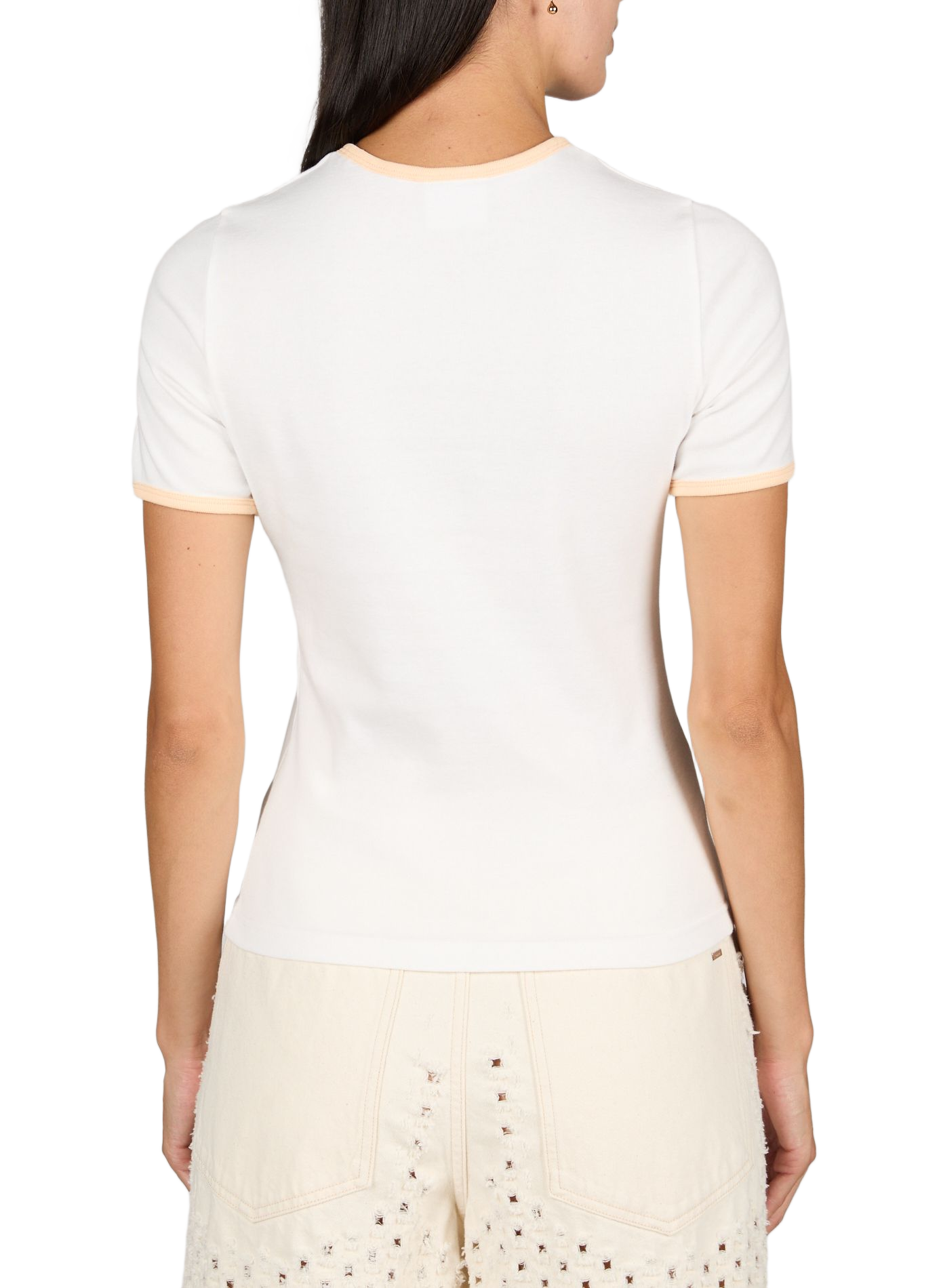 Handtekening T-shirt COURRÈGES Wit